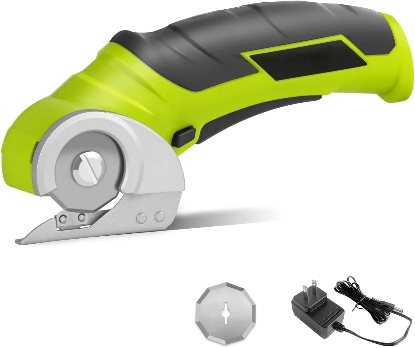 Cordless Electric Scissors, 4V Electric Mini Cutter, Carpet and Cardboard Cutter with a Replacement Blade, Rotary Cutter for Cardboard Packages Leather Plastic