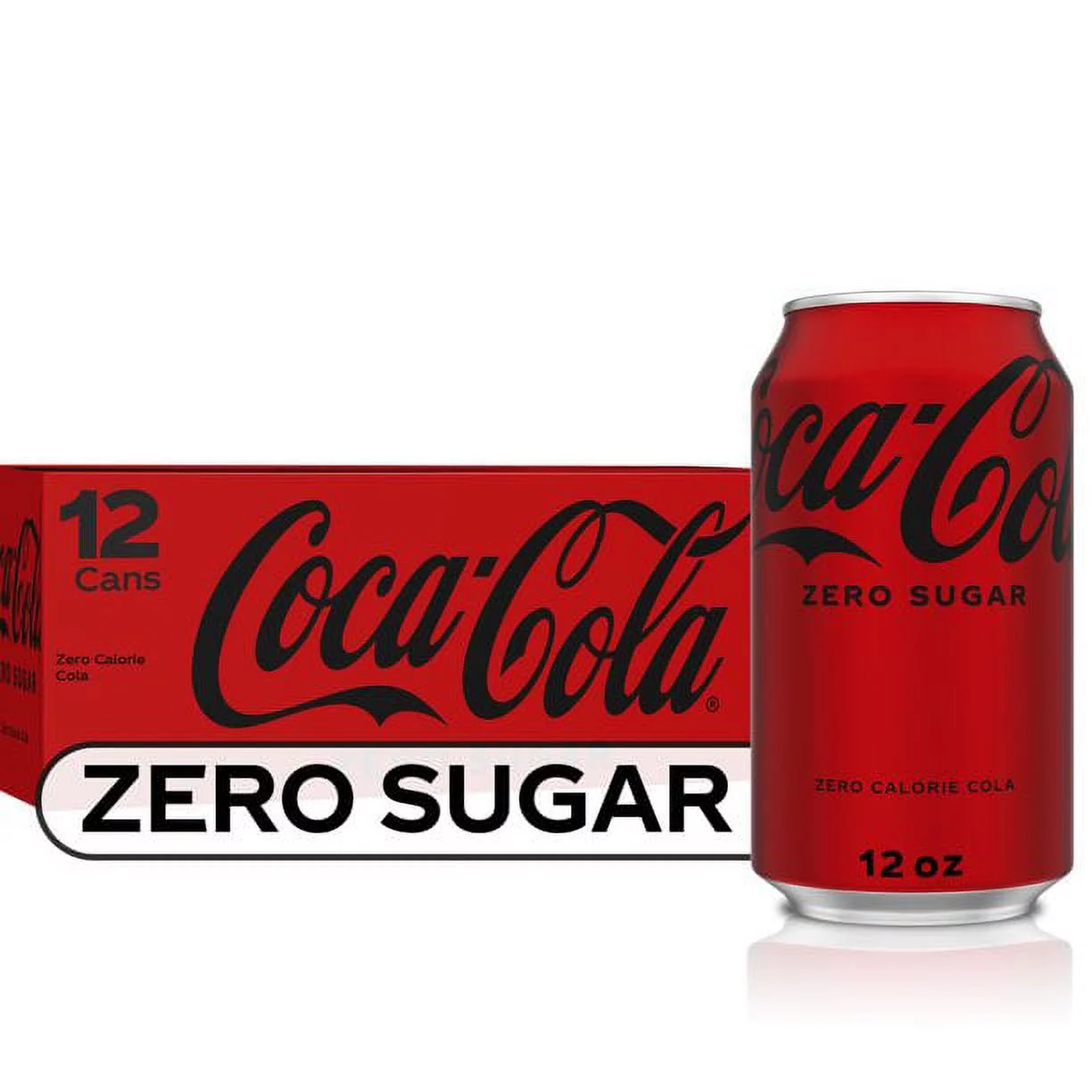 Coca-Cola Zero Sugar Soda 12oz Cans (Pack of 24)