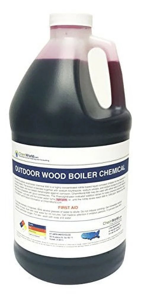 Outdoor Wood Boiler Chemical Treatment - 1/2 Gallon - Treats 125 to 250 Gallons of Water