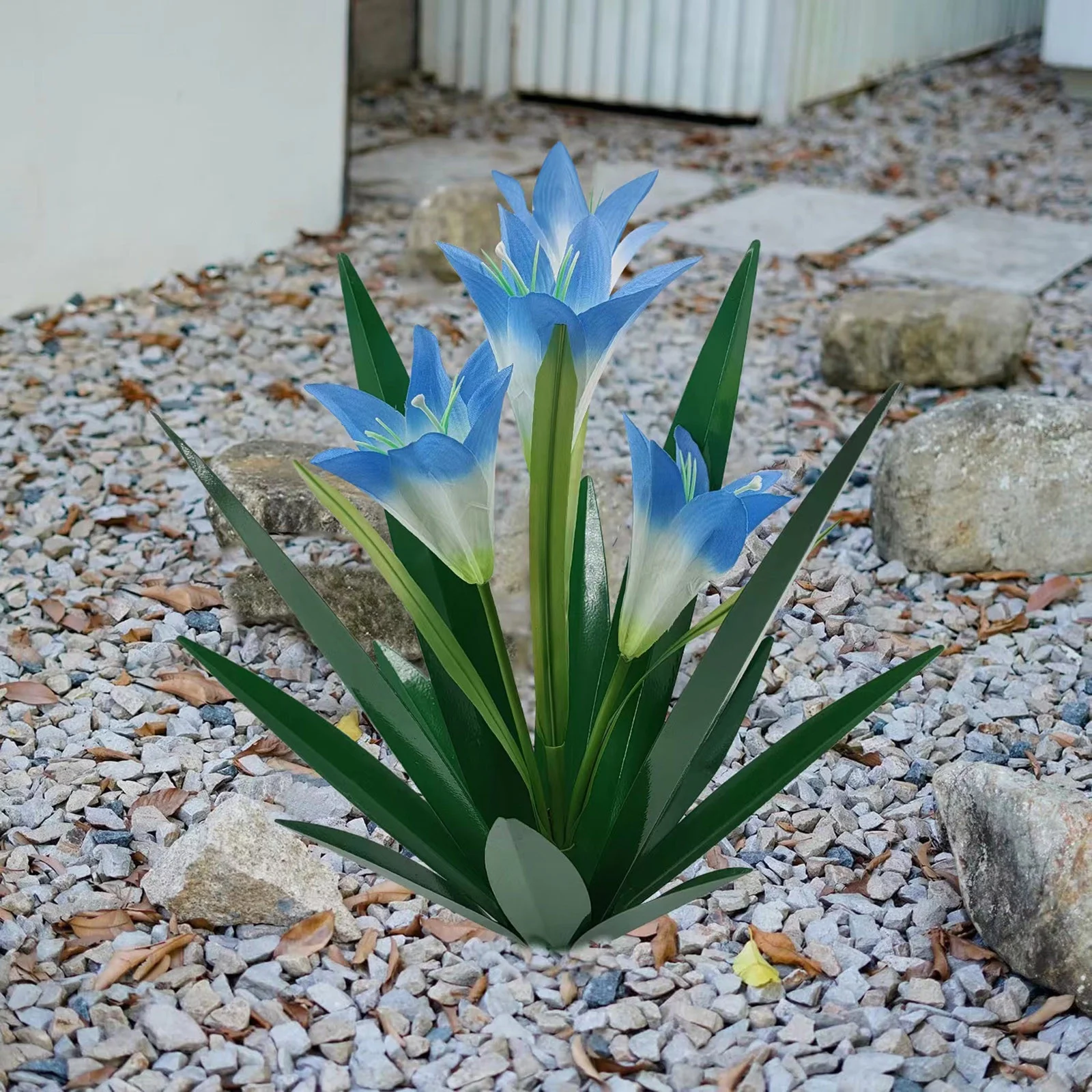 metal flower creative ornaments, Metal Plant Outdoor Decoration Outdoor Garden Decoration Yard Art Plant Garden Decorative Garden Gift