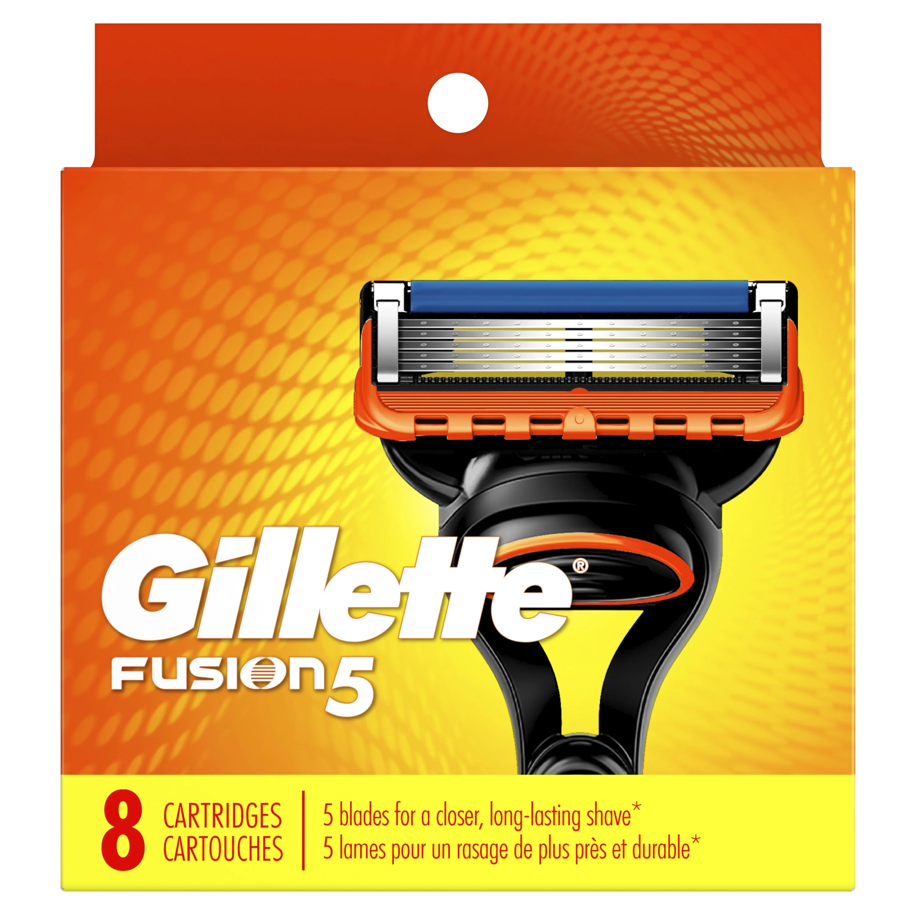 Gillette Fusion5 Men's Razor Blade Refills, 8 Count