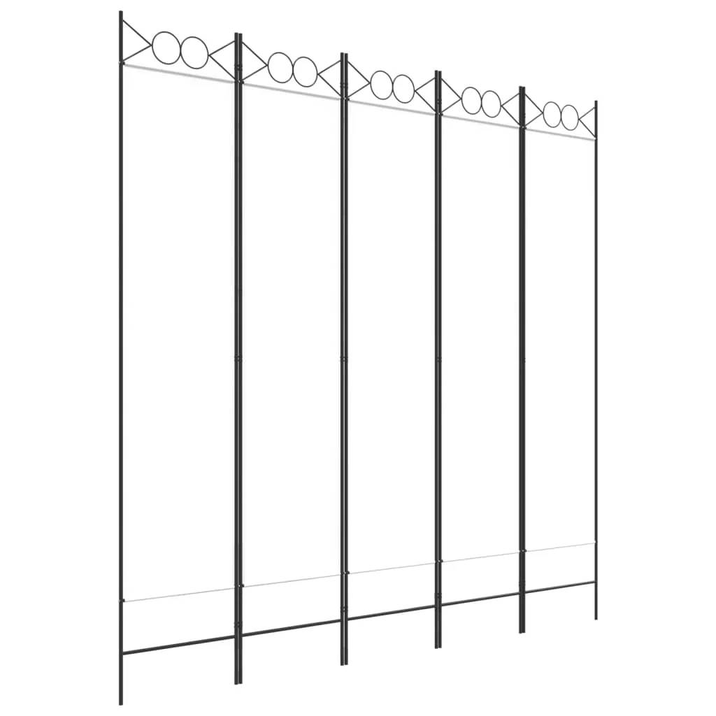 Anself 5-Panel Room Divider White 78.7