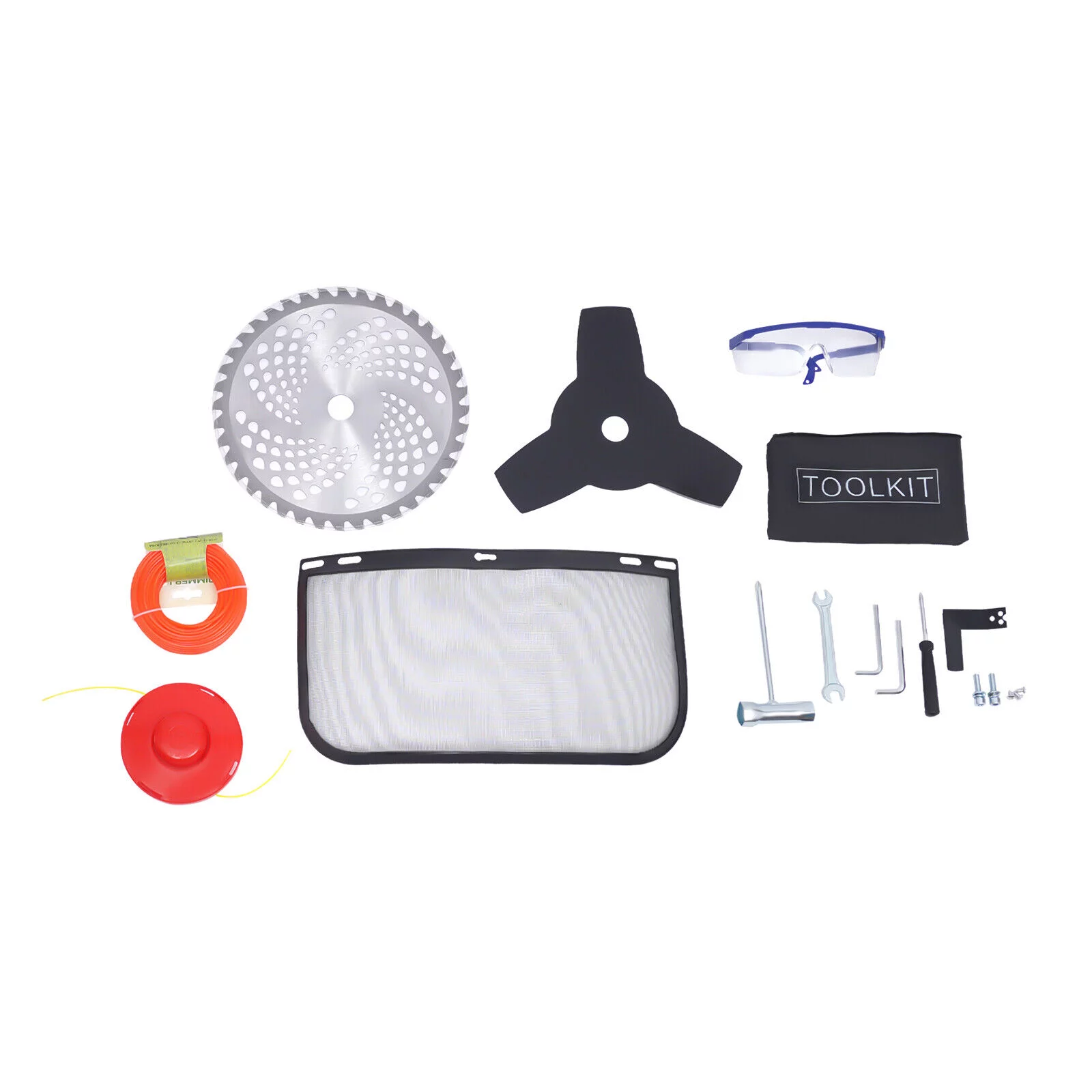 4in1 51.7CC Gas Pole Saw Brush Cutter Gas Hedge Trimmer CG520,2-Stroke