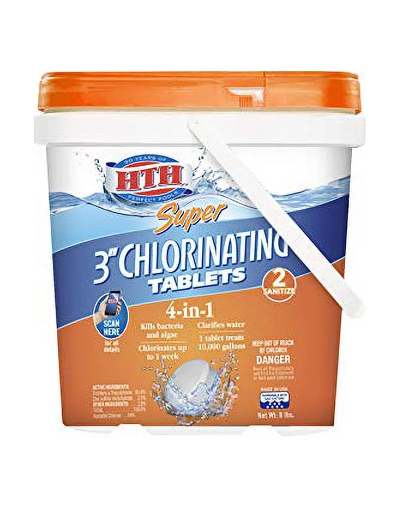 Super Chlorinating Tablets, 3-In., 8-Lbs.