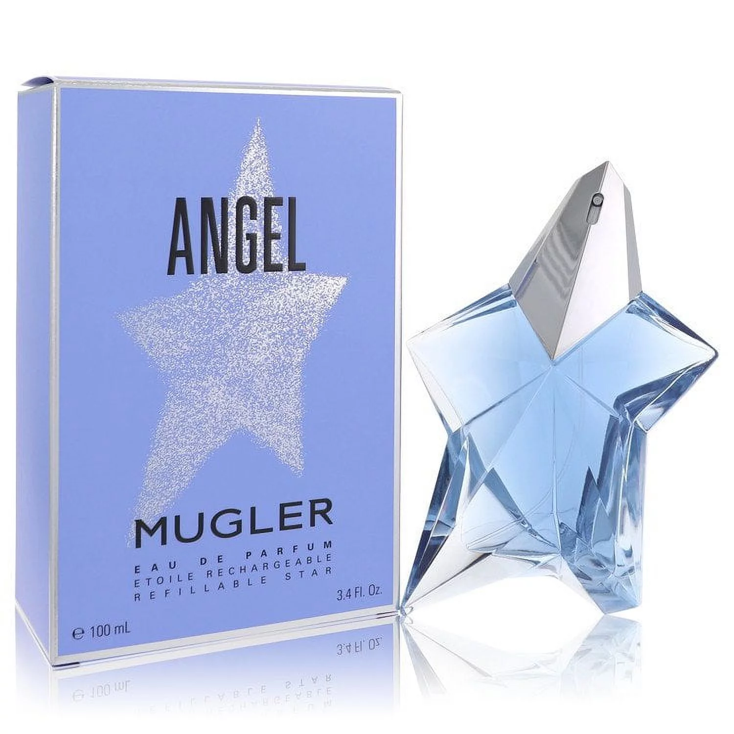 ANGEL by Thierry Mugler Standing Star Eau De Parfum Spray Refillable 3.4 oz for Women - Brand New