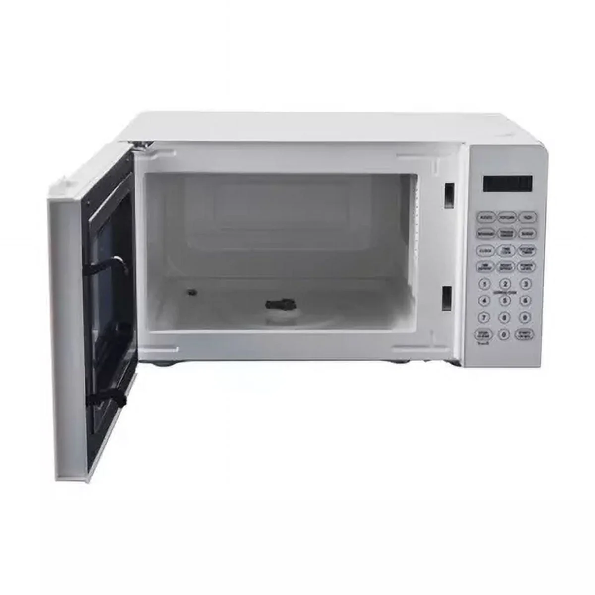 JYY White 700W Countertop Microwave Oven - Large capacity design, even heating, brings convenience to your cooking