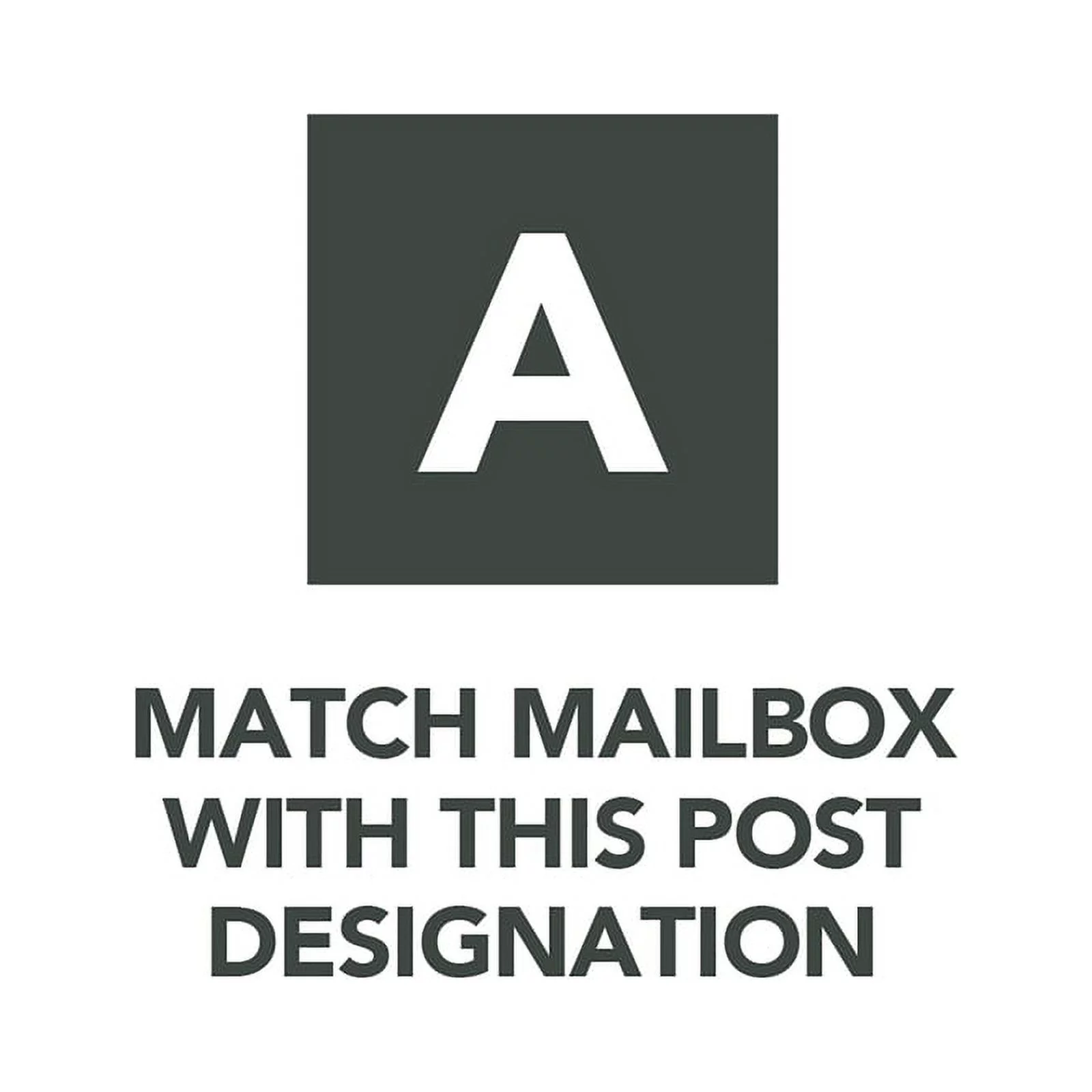 Gibraltar Mailboxes Admiral Medium, Aluminum, Post-Mount Mailbox, Textured White, ADM11W01