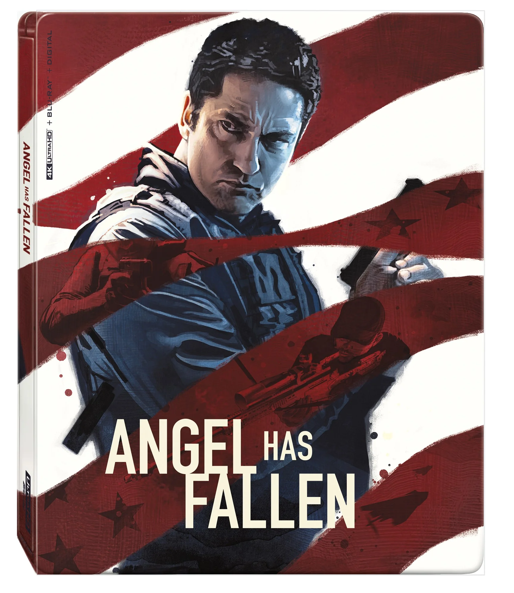 Angel Has Fallen (4K Ultra HD + Blu-ray + Digital Copy) (Steelbook) (Walmart Exclusive), Lions Gate, Action & Adventure