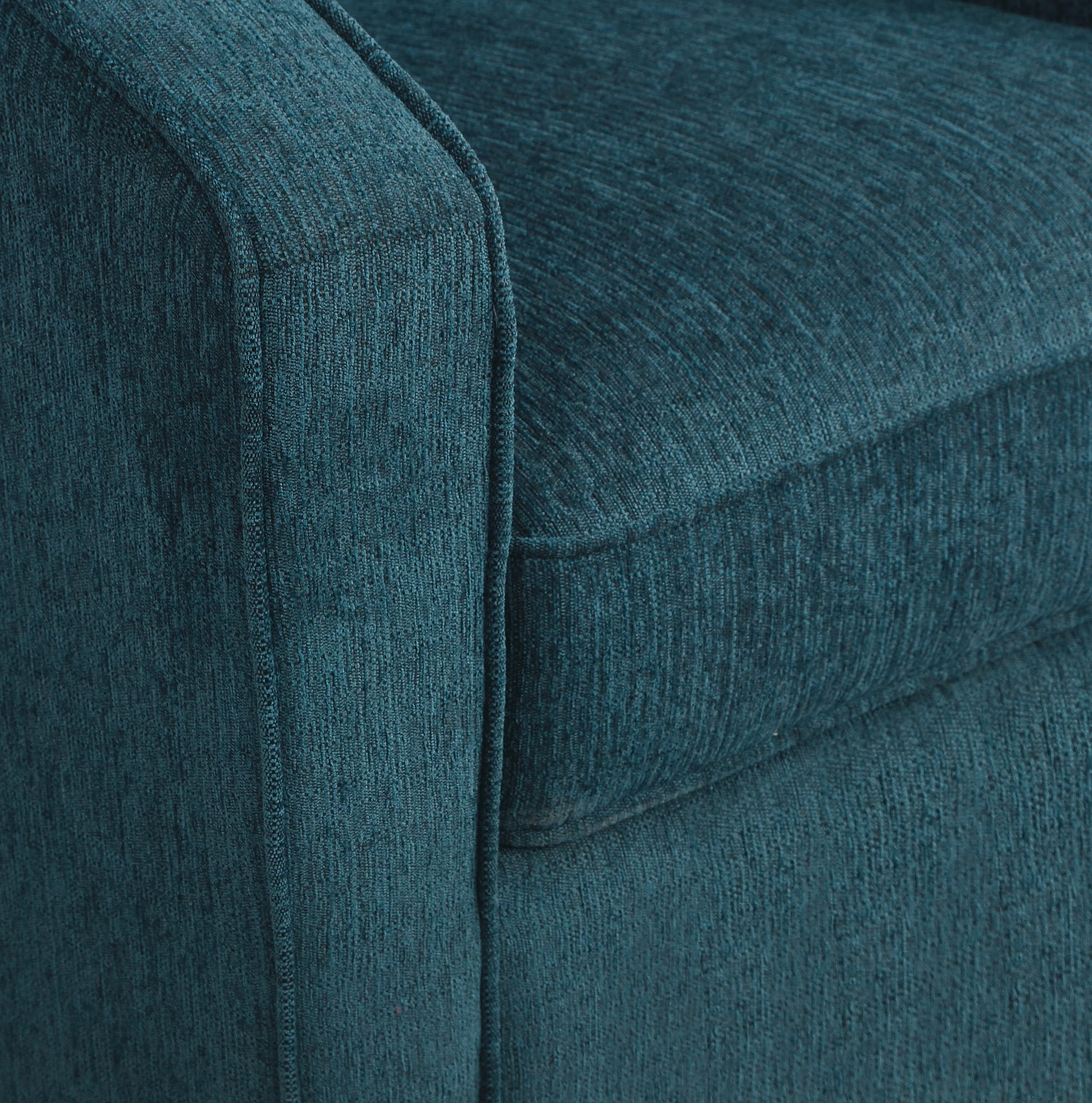 OSP Home Furnishings Danica Swivel Chair, Azure Fabric