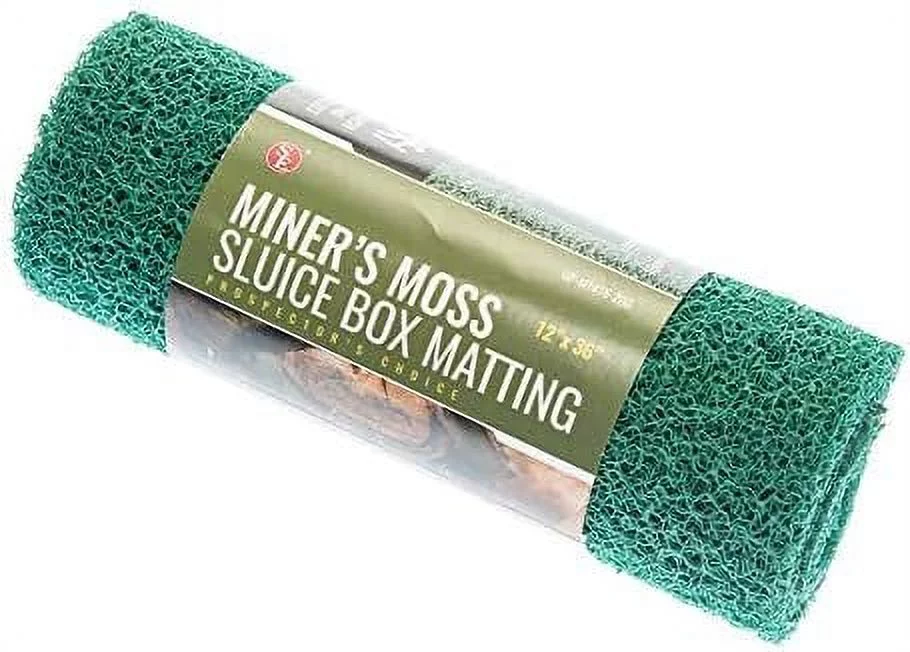 Green Miner's Moss Sluice Box Matting, 12
