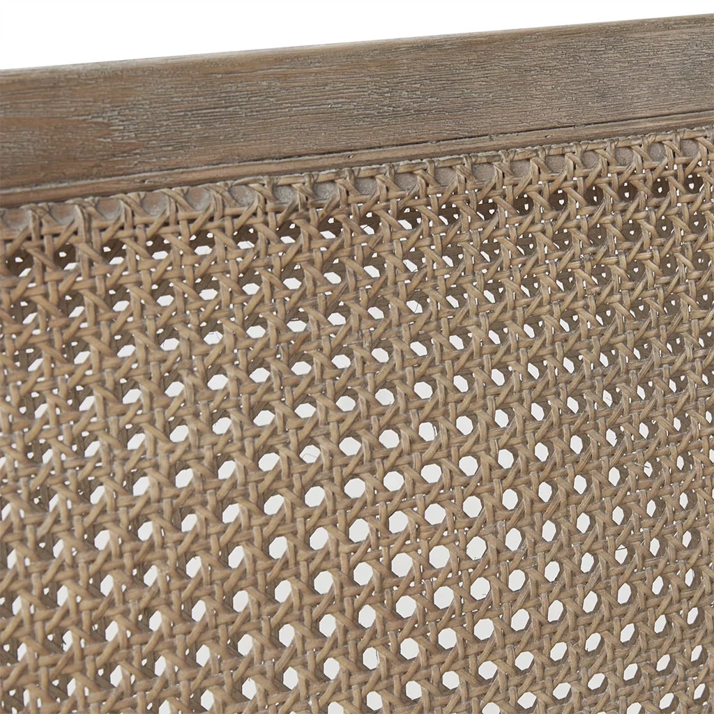 Homiyad Rustic Settee Features Pillow Topped Arms and An Attached Cushion Upholstered in A Beige Fabric