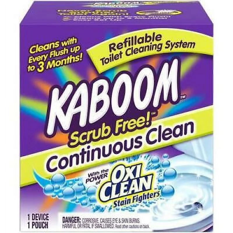 Kaboom Scrub Free Clean Scent Toilet Bowl Cleaner 1.38 oz. Tablet, 2PK