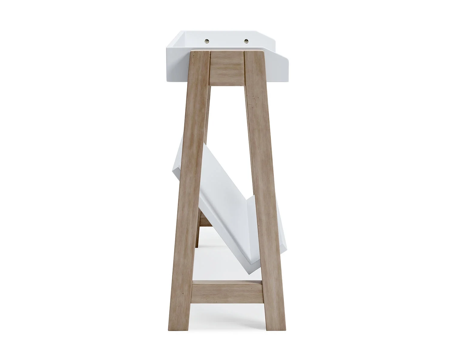 Signature Design by Ashley Casual Blariden Small Bookcase  White/Tan