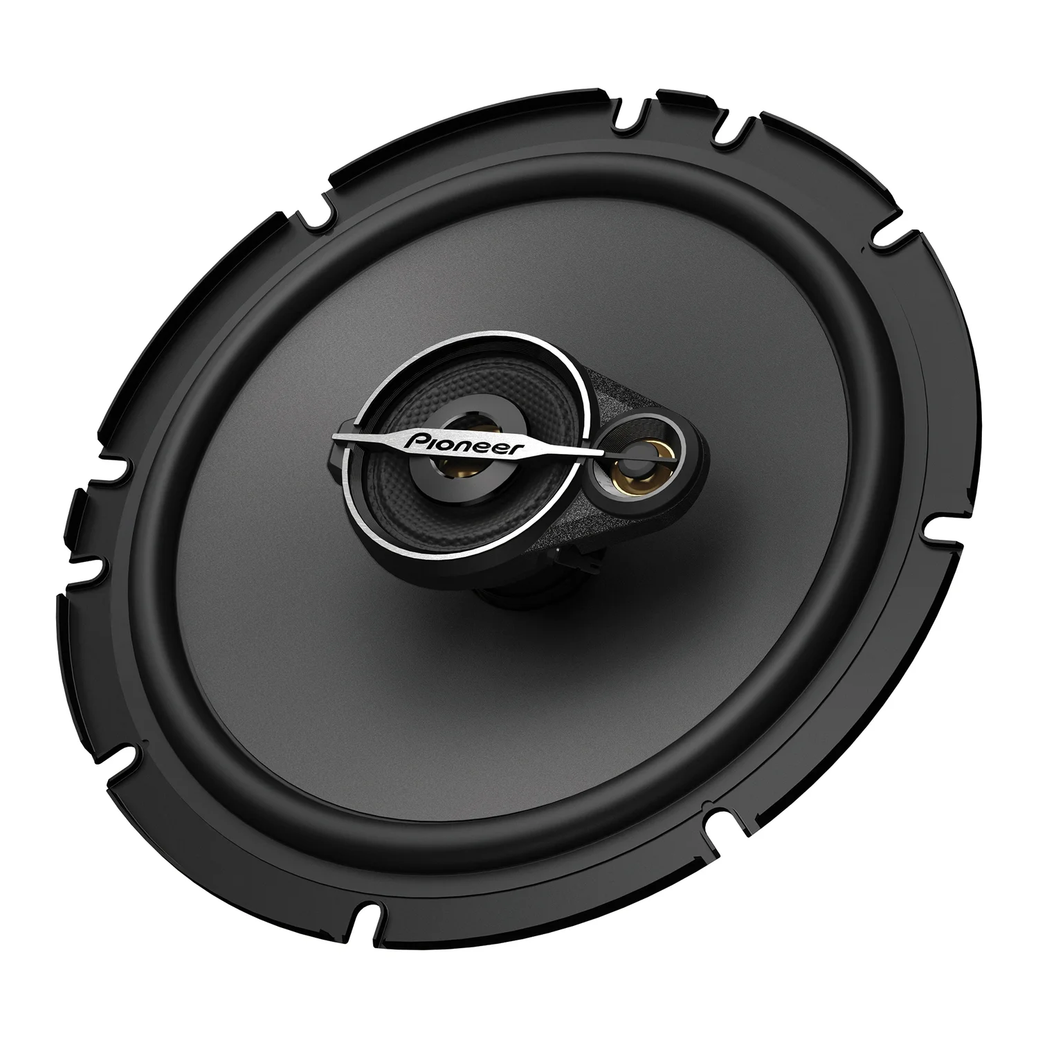 Pioneer 6-1/2-In. 320-Watt 3-Way Full-Range Coaxial Speakers Black, Max Power 2 Pack, TS-A1671F