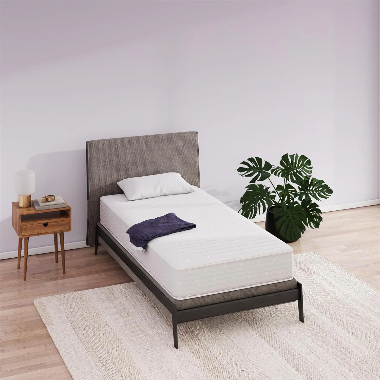 YUMIAO Contour Plus 10-Inch Reversible Pocket Spring Mattress, Twin