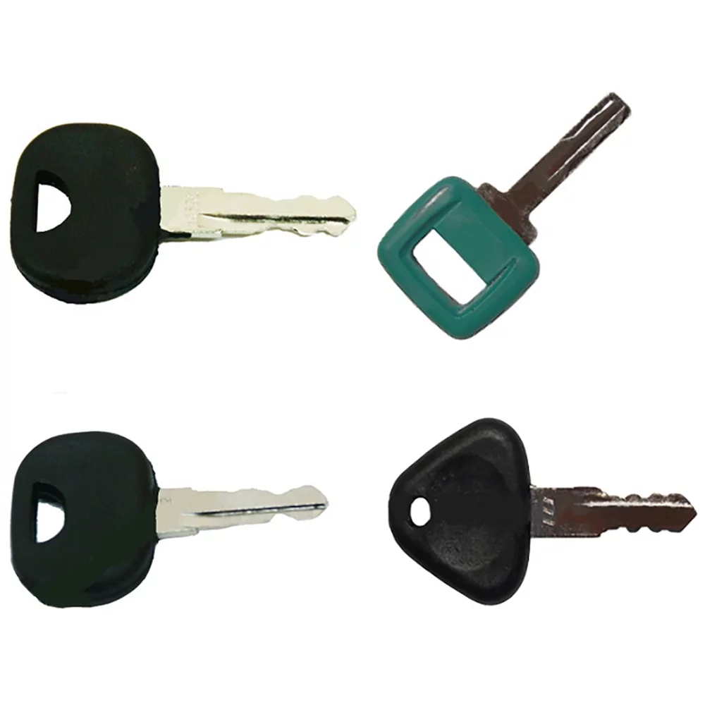 RAParts Set of Four- Heavy Industrial Construction Equipment Keys Fits CAT Fits Bobcat