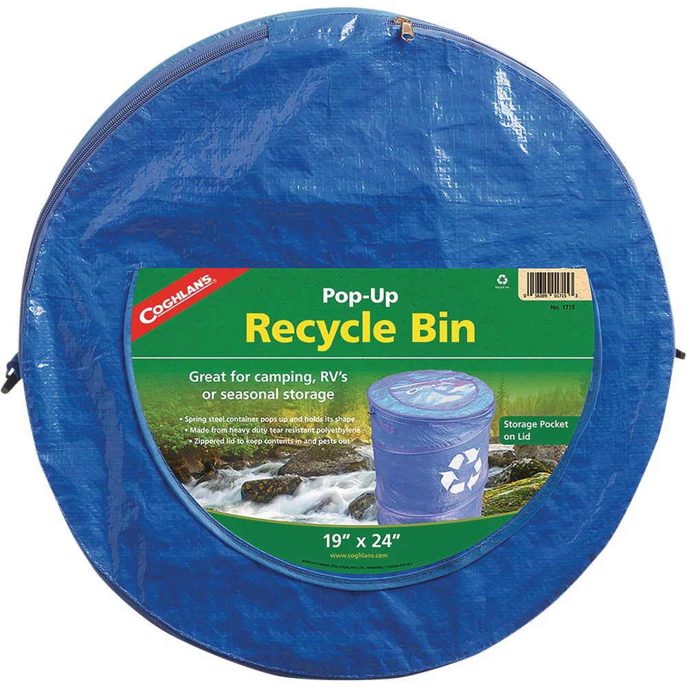 1PACK Coghlans 29.5 Gal. Pop-Up Recycle Bin