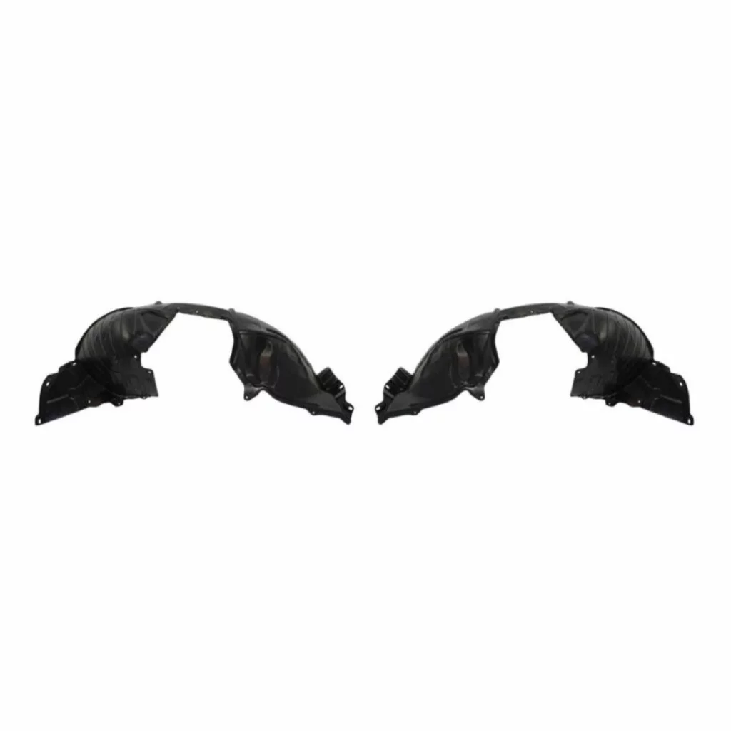 For Nissan Versa 2007 08 09 10 11 2012 Fender Liner Driver and Passenger Side | Pair | Front | Hatchback | CAPA | NI1248114, NI1249114 | 638439EL0A, 638429EL0A