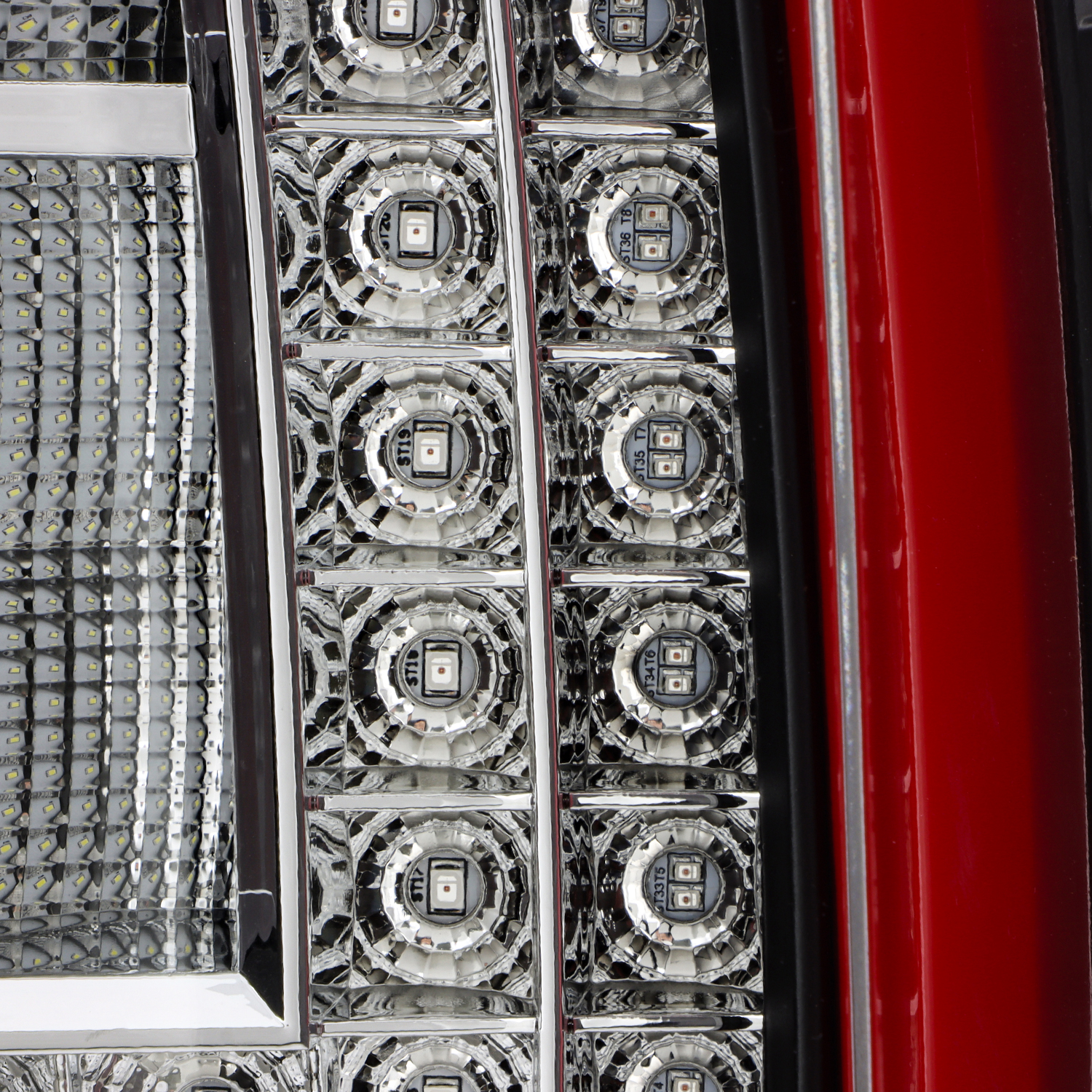 AKKON - Fits 2007-2014 Chevy Suburban Tahoe GMC Yukon XL 1500 2500 (Cadillac Escalade Style) LED Black Tail Lights Pair