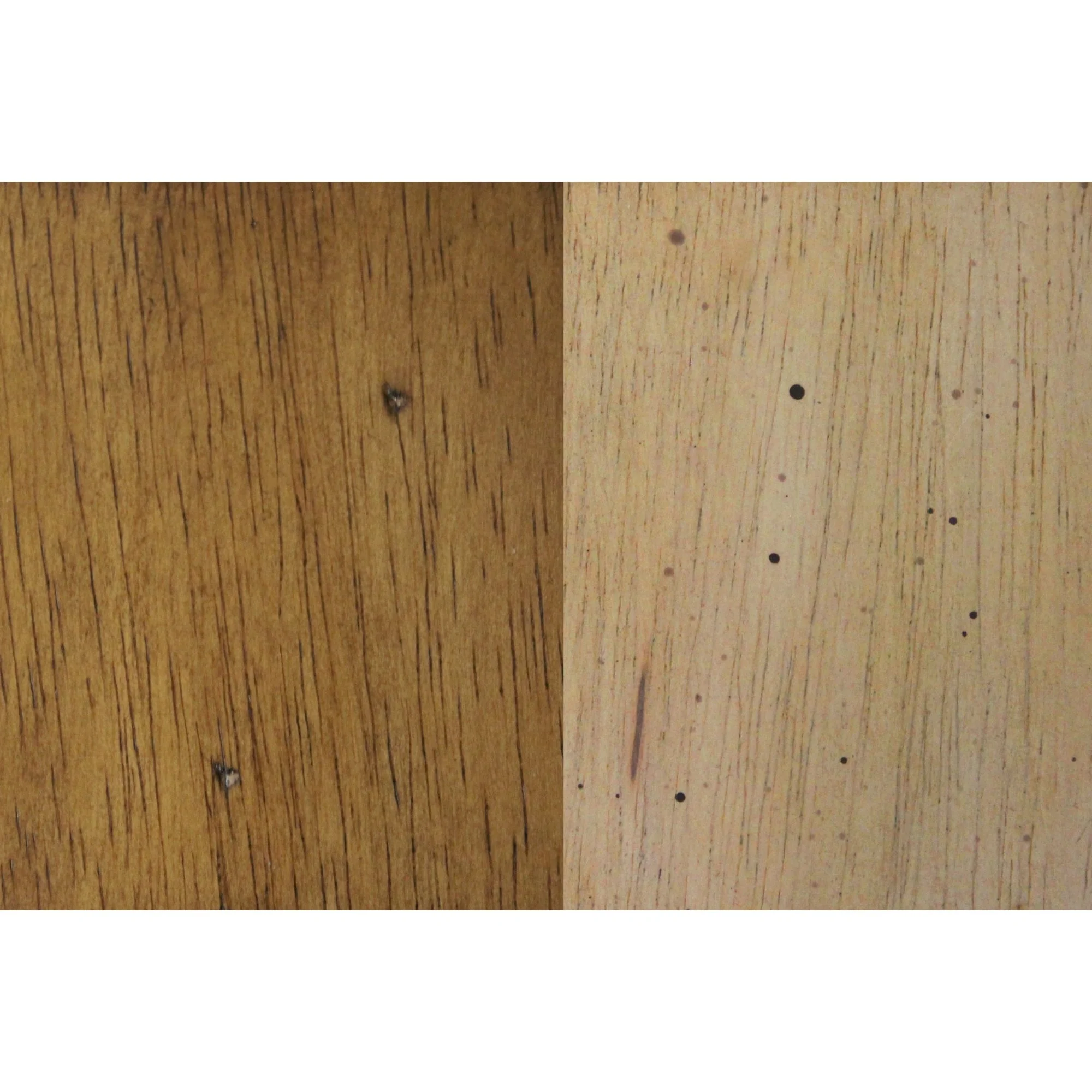 The Hamptons Collection Set of 2 Brown Handcrafted Wooden Dining Chairs 38”