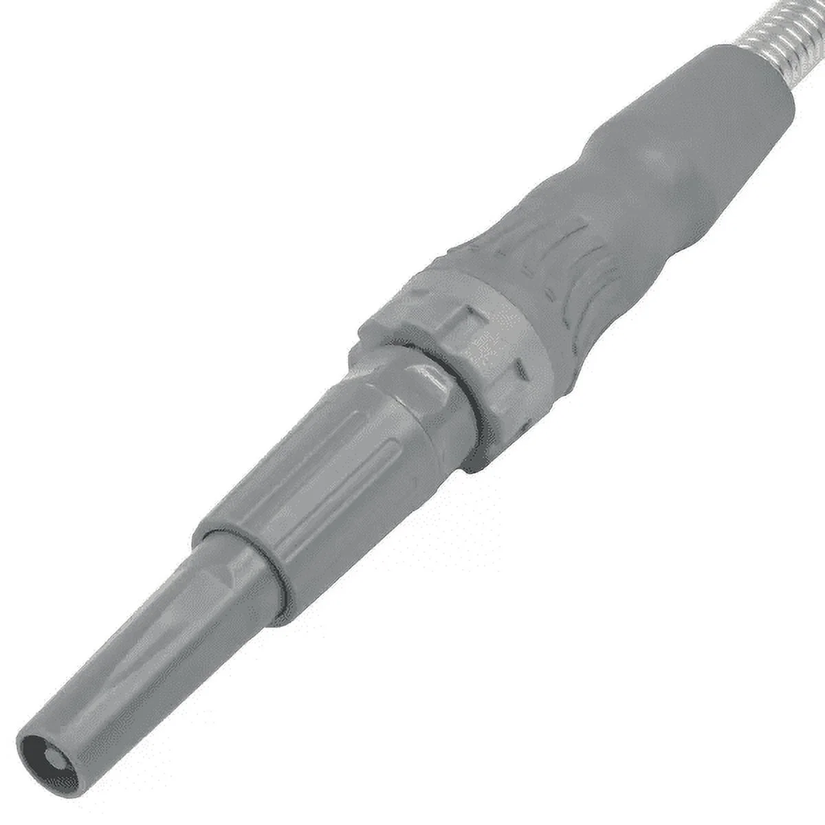 YFY 25' No-Kink Expandable Metal Garden Hose with New Grip Collar - Gray