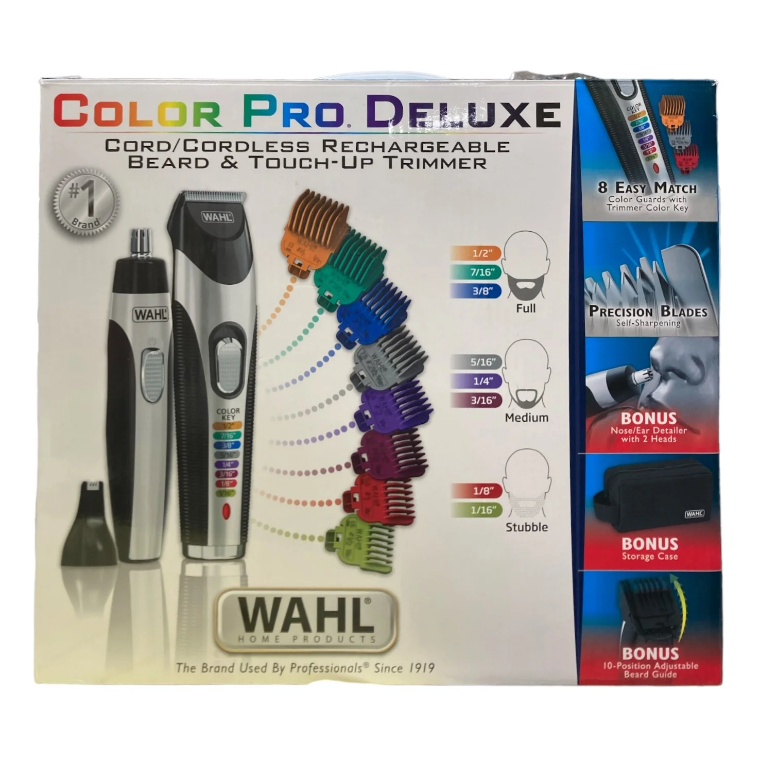 Wahl Color Pro Deluxe Cord/Cordless Rechargeable Beard & Touch Up Trimmer