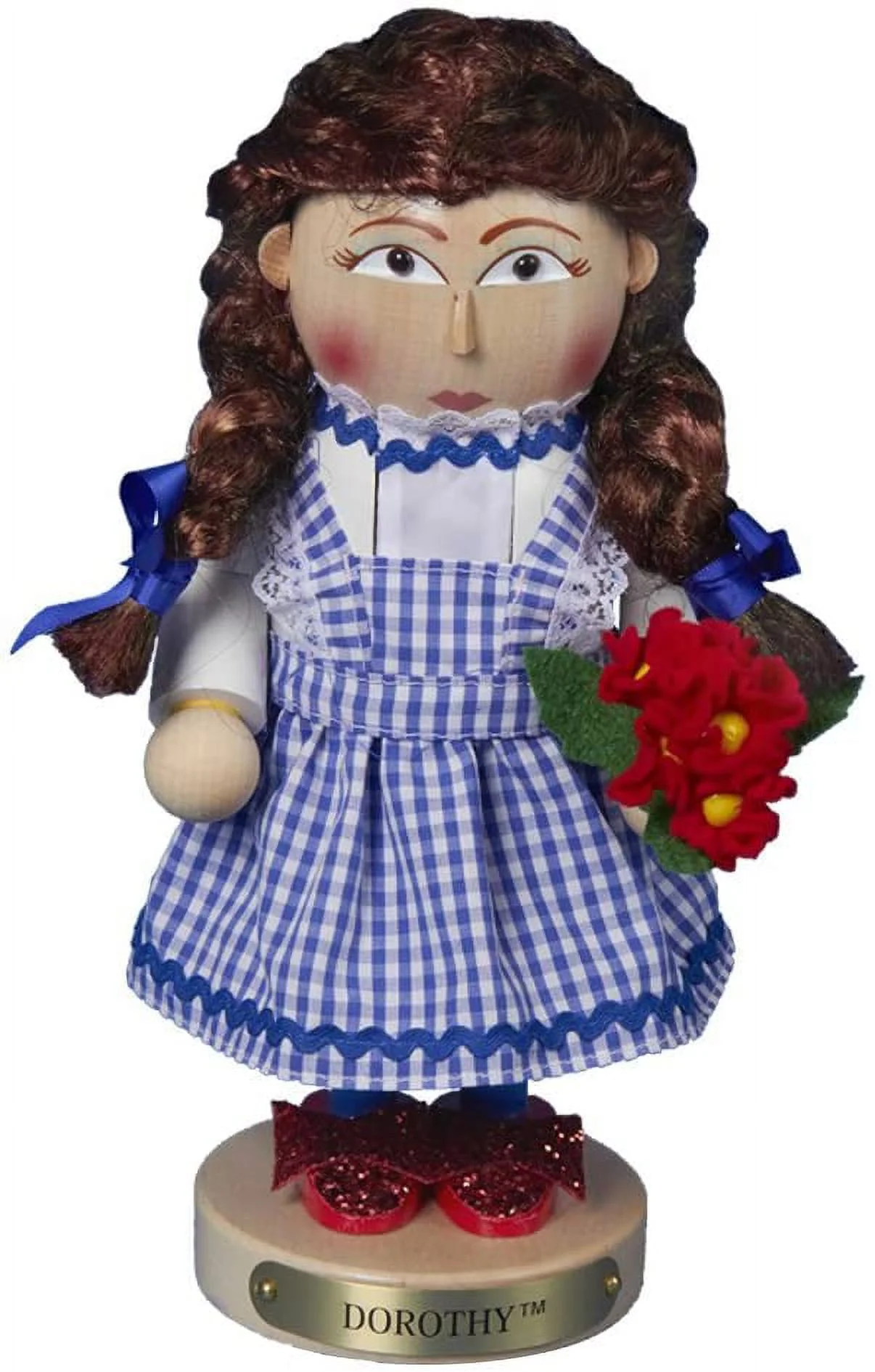 Kurt Adler 10 in. Steinbach Chubby Wizard of Oz Dorothy Nutcracker
