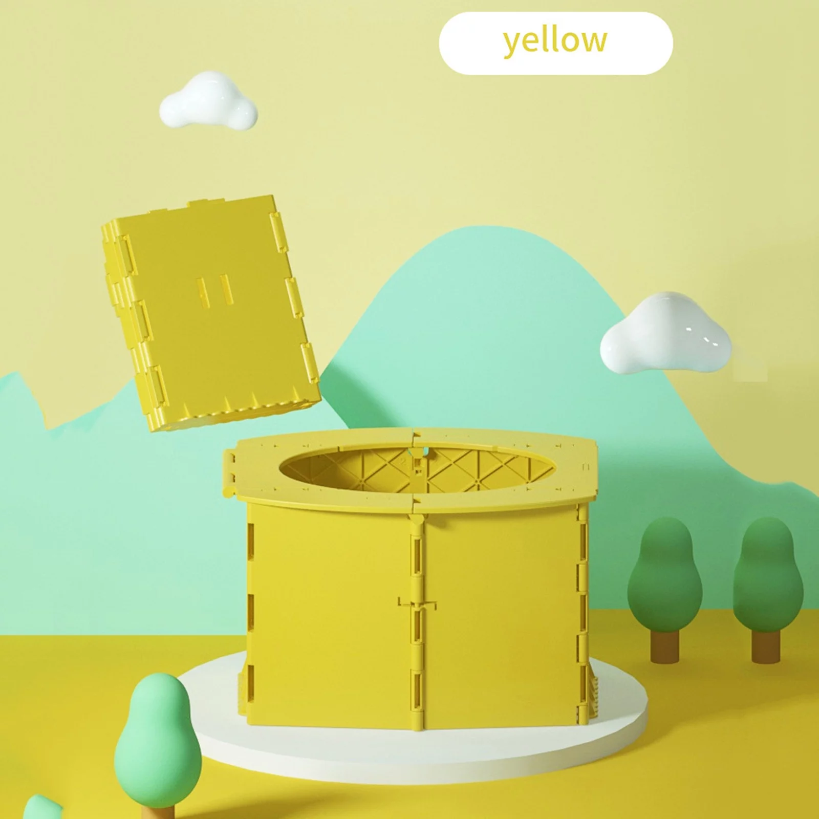 AaSFJEG Teacher Appreciation Gifts Portable Travel Toilet Folding Commode Toilet Seat Hiking For Camping