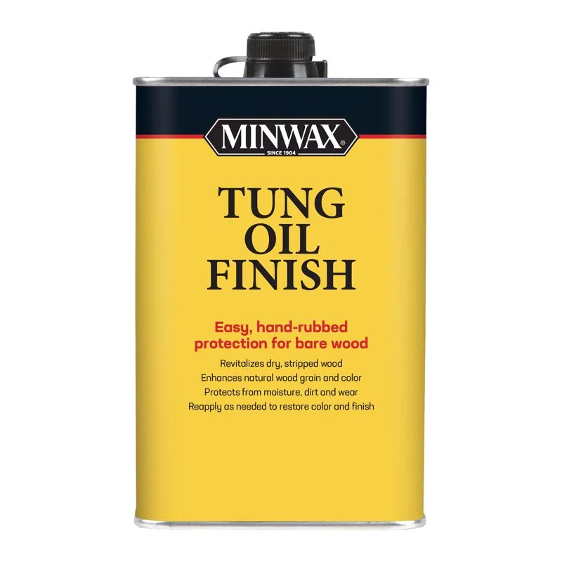 1 Pc, Minwax Tung Oil Finish Amber Oil-Based Tung Oil 1 Qt