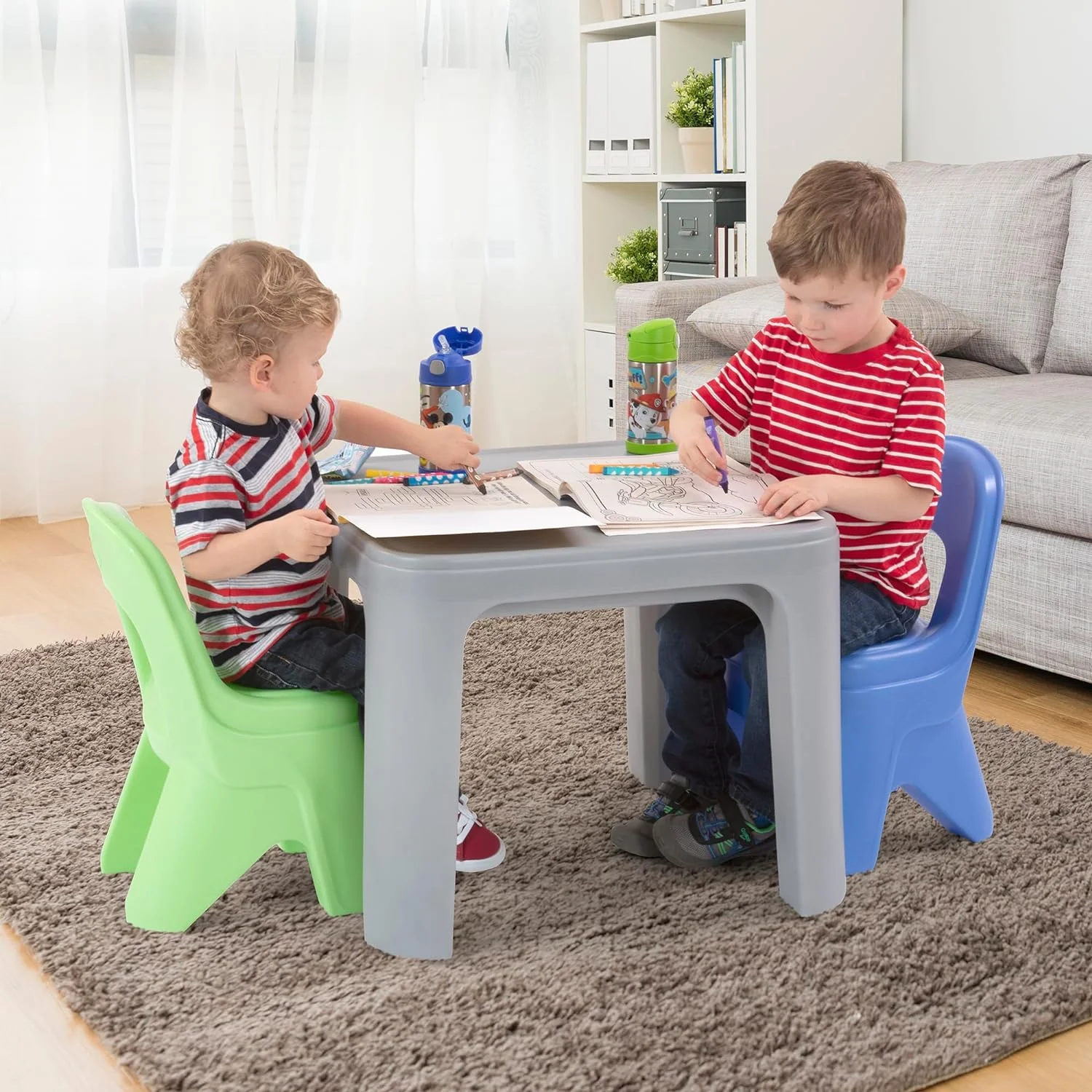 216080 Play Around Table and Chairs, Multi