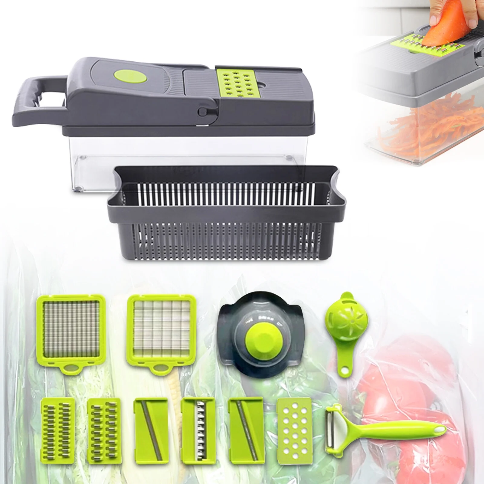 Junjuntian 14-piece vegetable cutter set