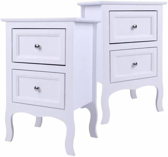 HOOMHIBIU MDF Wood Simple 4-Drawer Dresser White