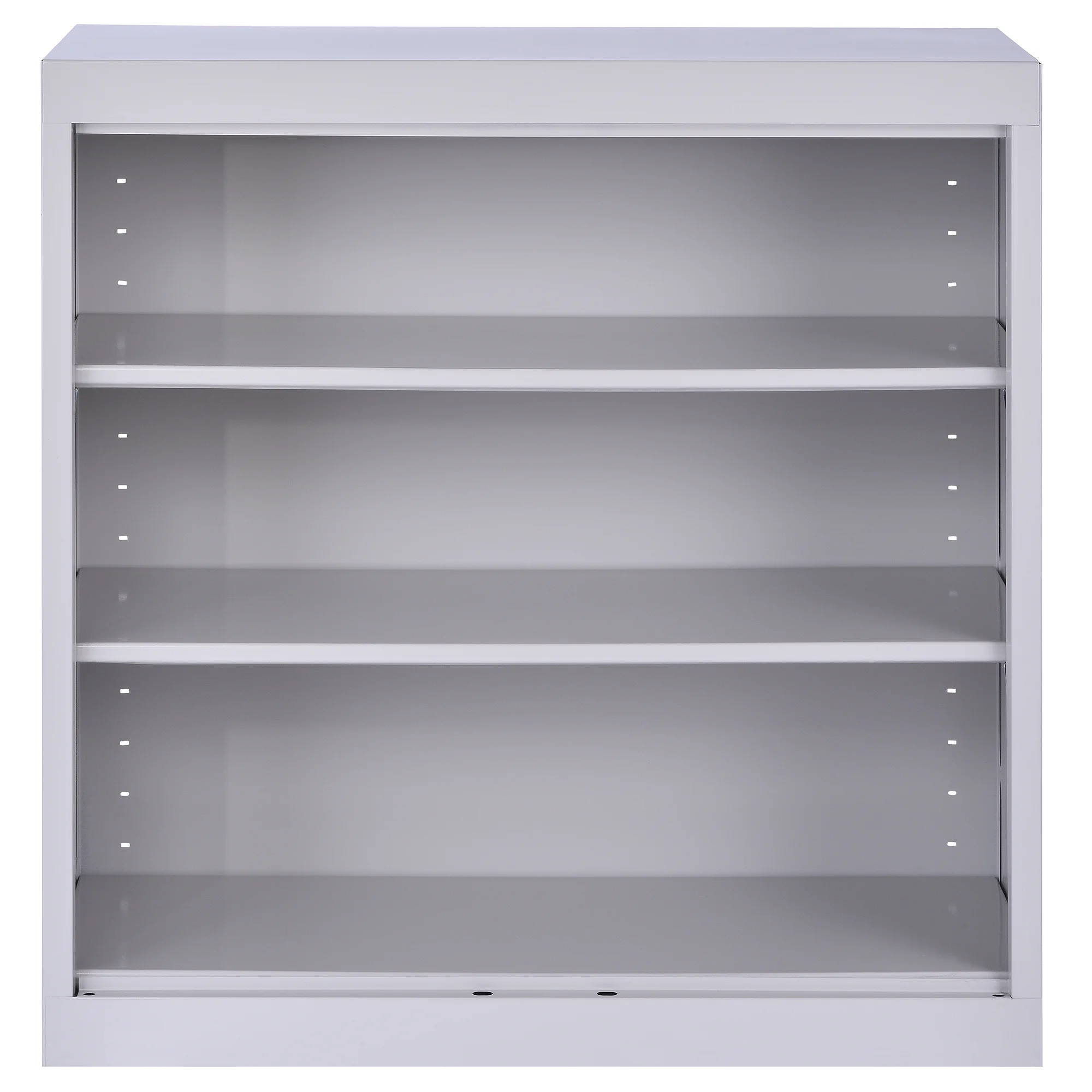 Sandusky Welded 36 in. Tall Dove Gray Metal Standard Bookcase
