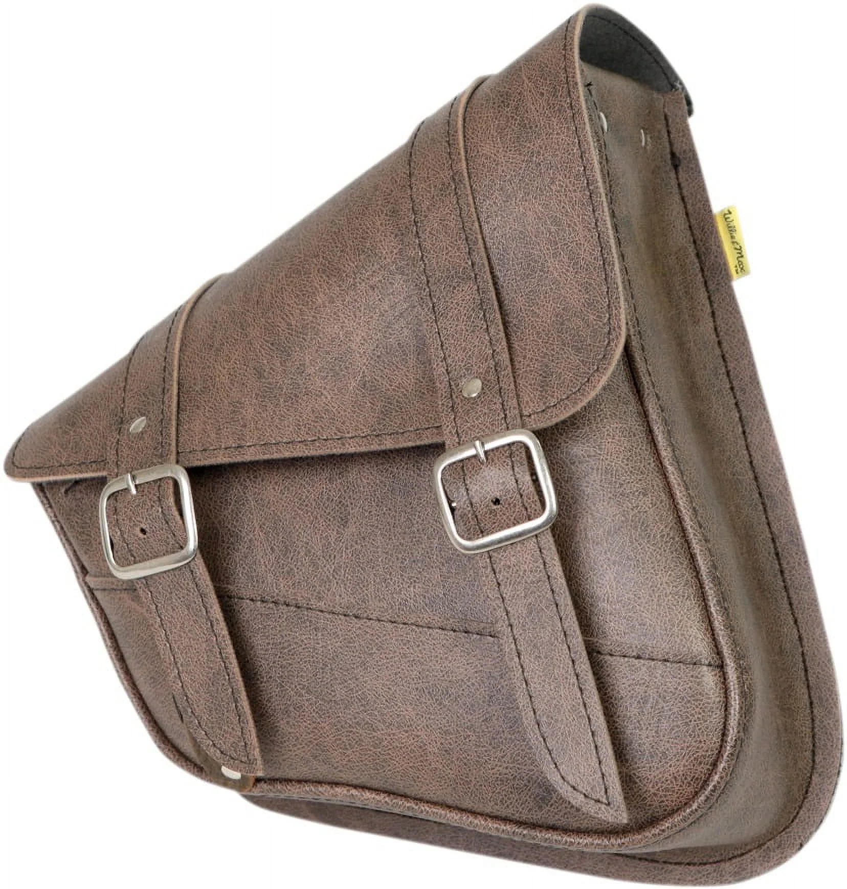 Willie & Max 59779-00 Revolution Universal Swingarm Saddlebag - Vintage Brown