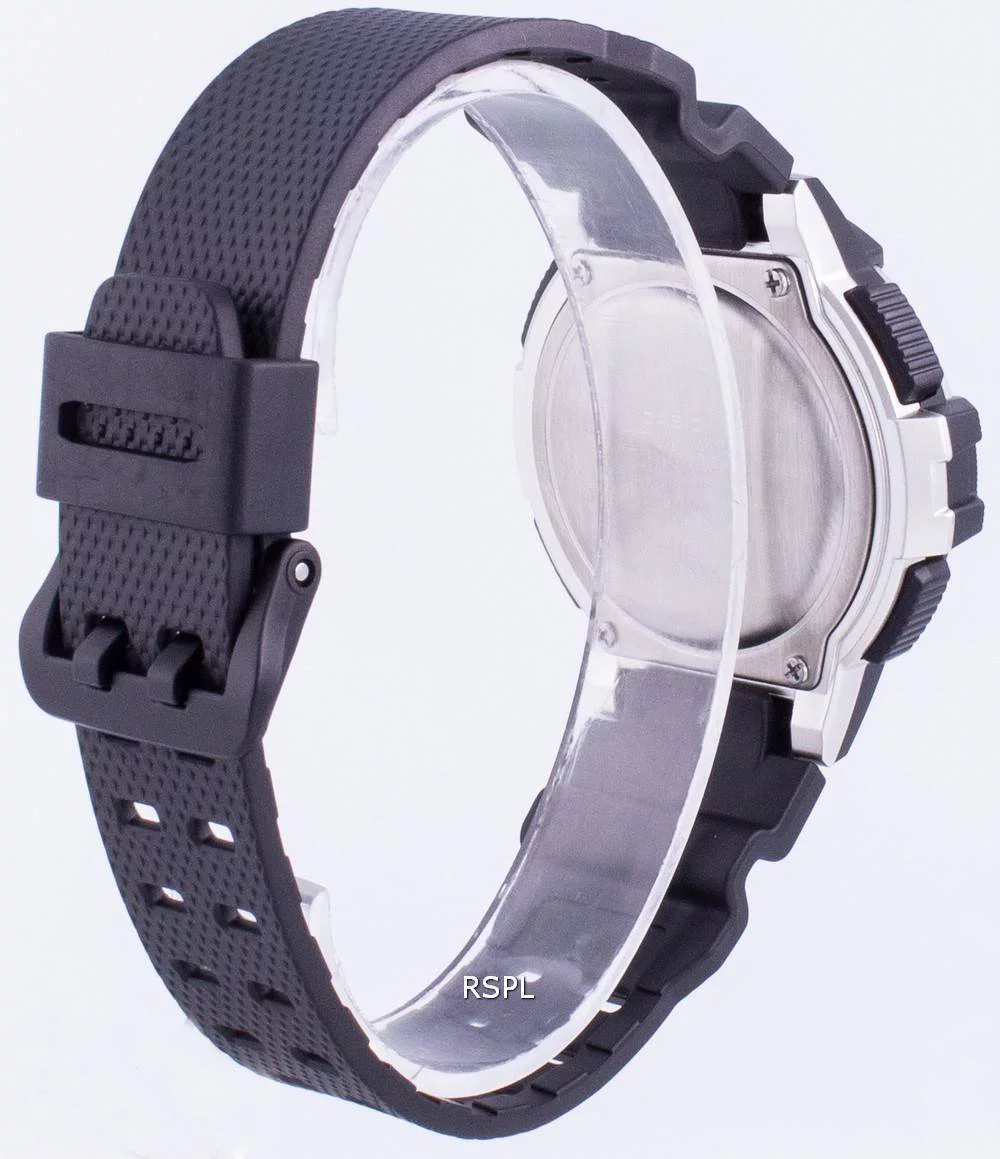 Casio Men's Sports Digital Moon Data 100m Black Resin Watch WS1200H-1AV