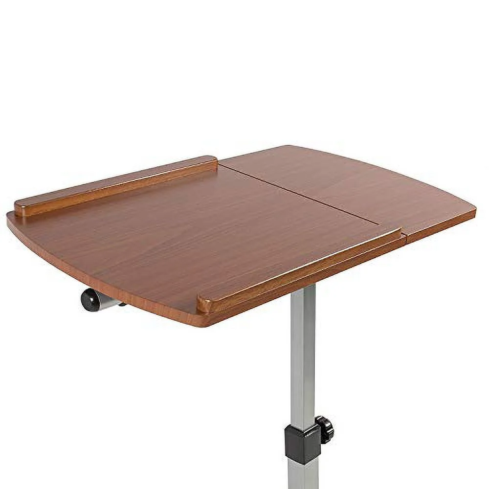 MEDA |Angle & Height Adjustable Rolling Laptop Desk Cart Over Bed Hospital Table Stand