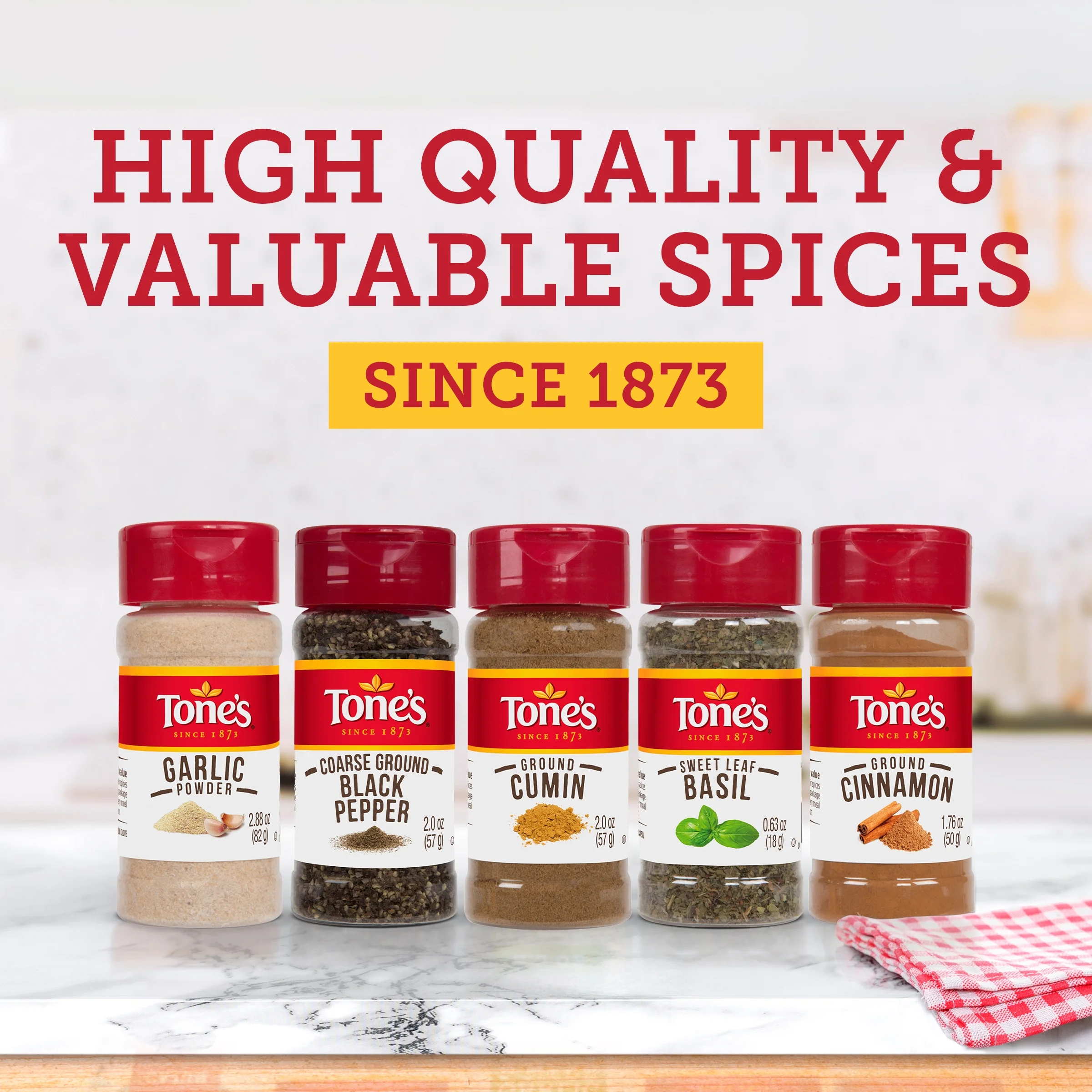 Tone's Garlic Salt, 4.41 oz