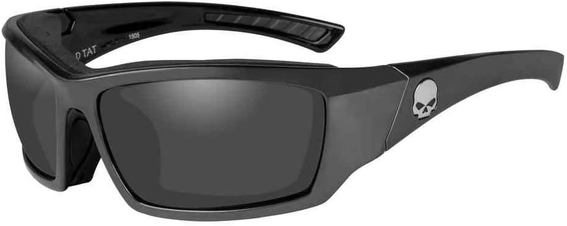 Harley-Davidson Men's Tat Skull Gasket Sunglasses, Gray Lenses & Frames HATAT