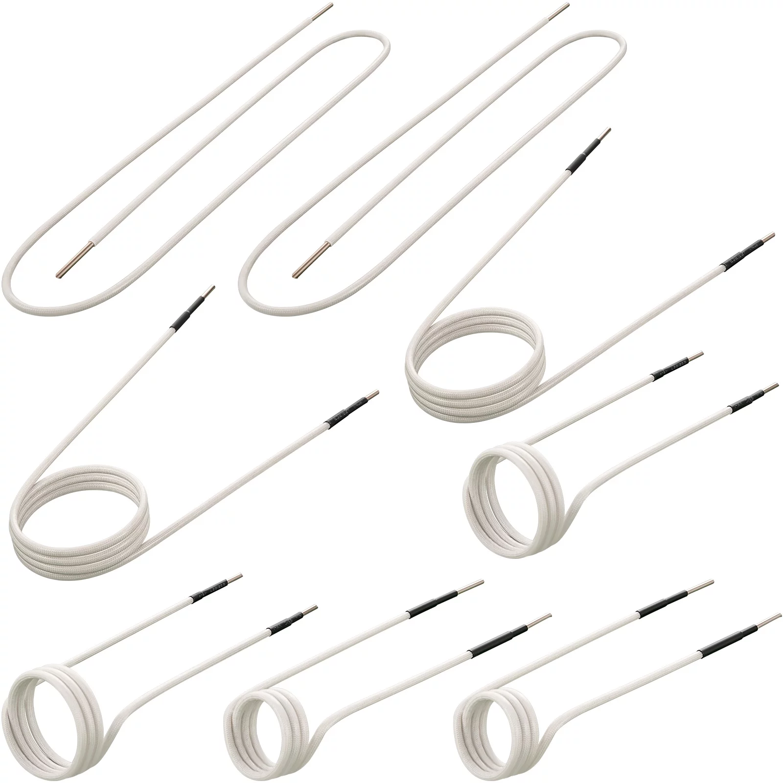 VEVOR Induction Heater Coil Kit 8PCS Most Used Induction Heater Coils with Varying Lengths, Heat Resistant Induction Heater Tool with Flexibility and Long Lifespan For Removing Rusty Bolts and Nuts