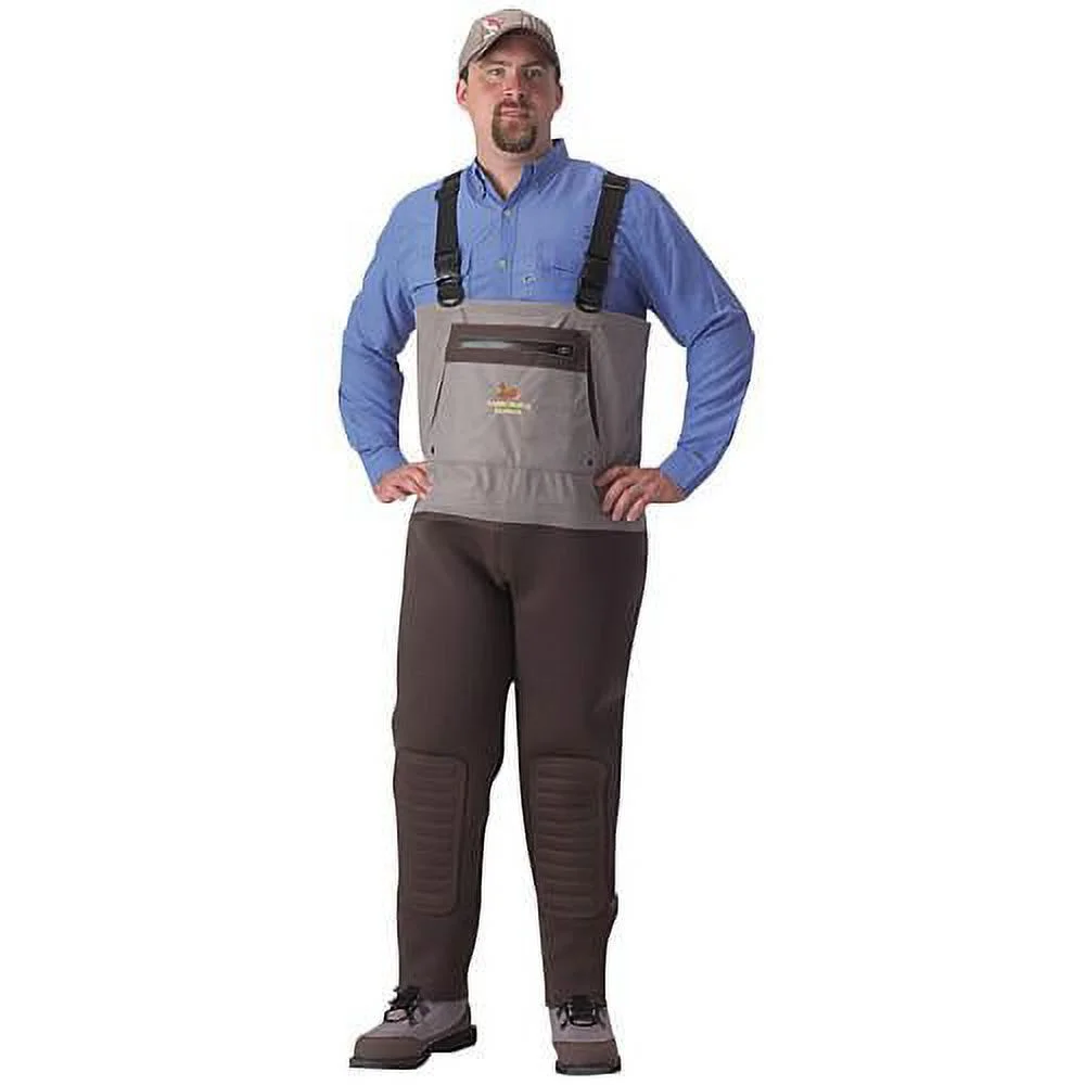 Caddis Mens Tan/Brown Hybrid Breathable/Neoprene Stockingfoot Waders