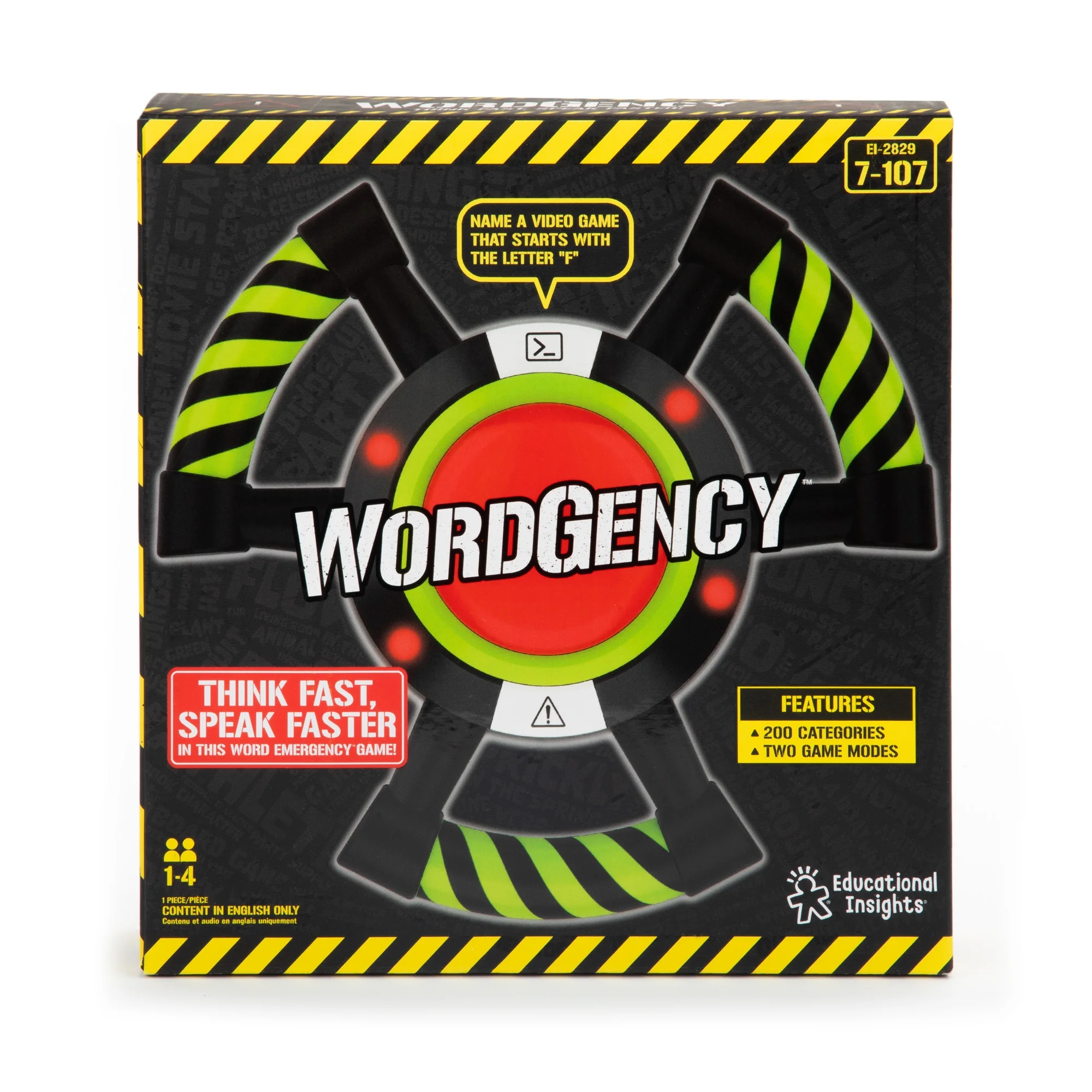 Educational Insights WordGency - Electronic Games for Kids and Adults Ages 7 to 107, 1-4 Players