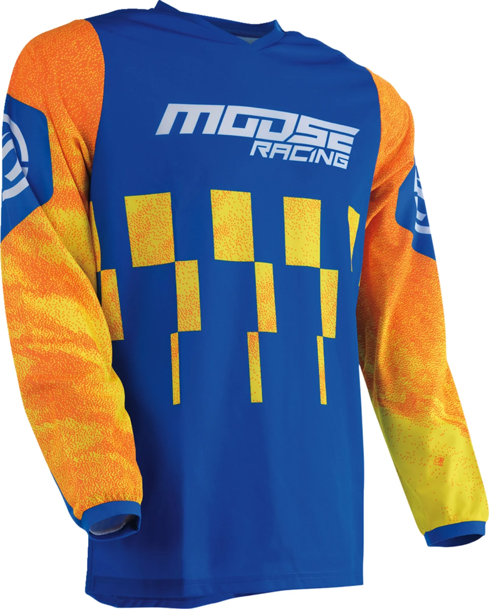 Moose Racing Qualifier 24 Mens MX Offroad Jersey Orange/Blue 4XL