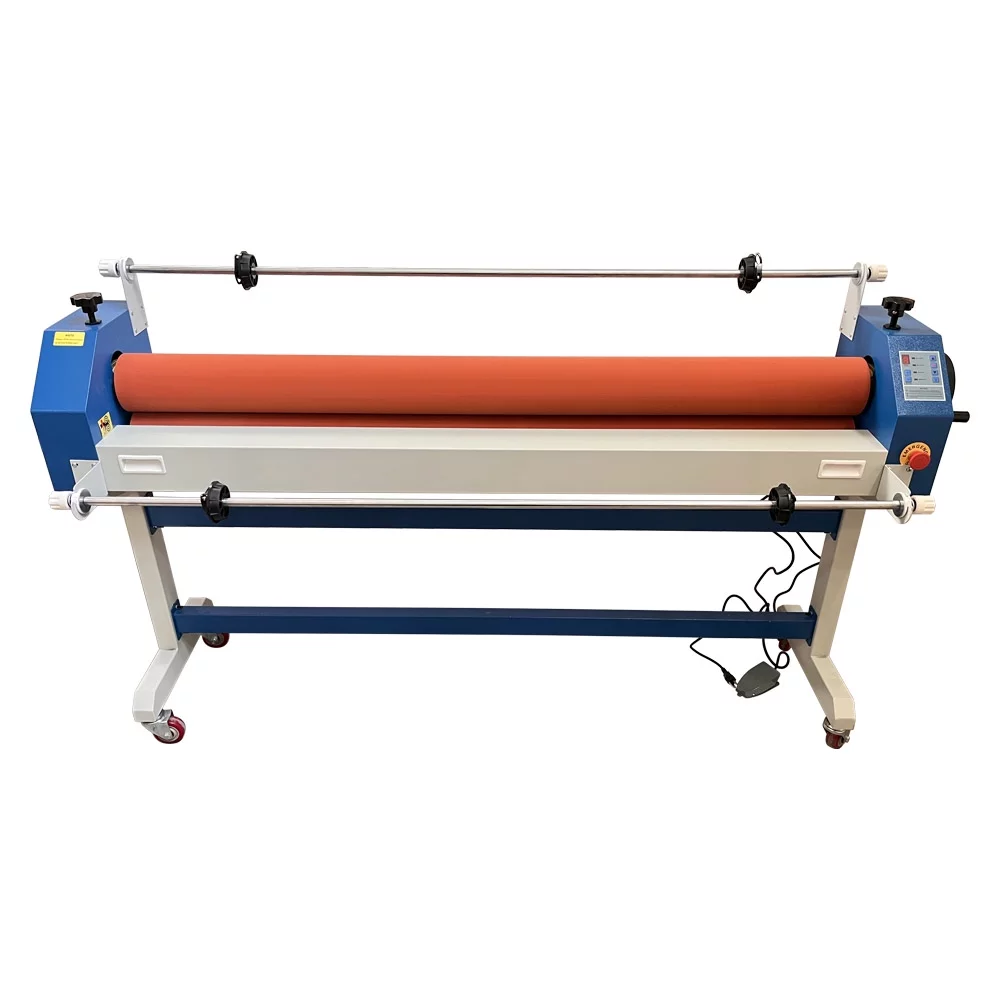 PreAsion 51 Inch Electric/Manual Cold Laminating Machine with Film Release Rod 110V