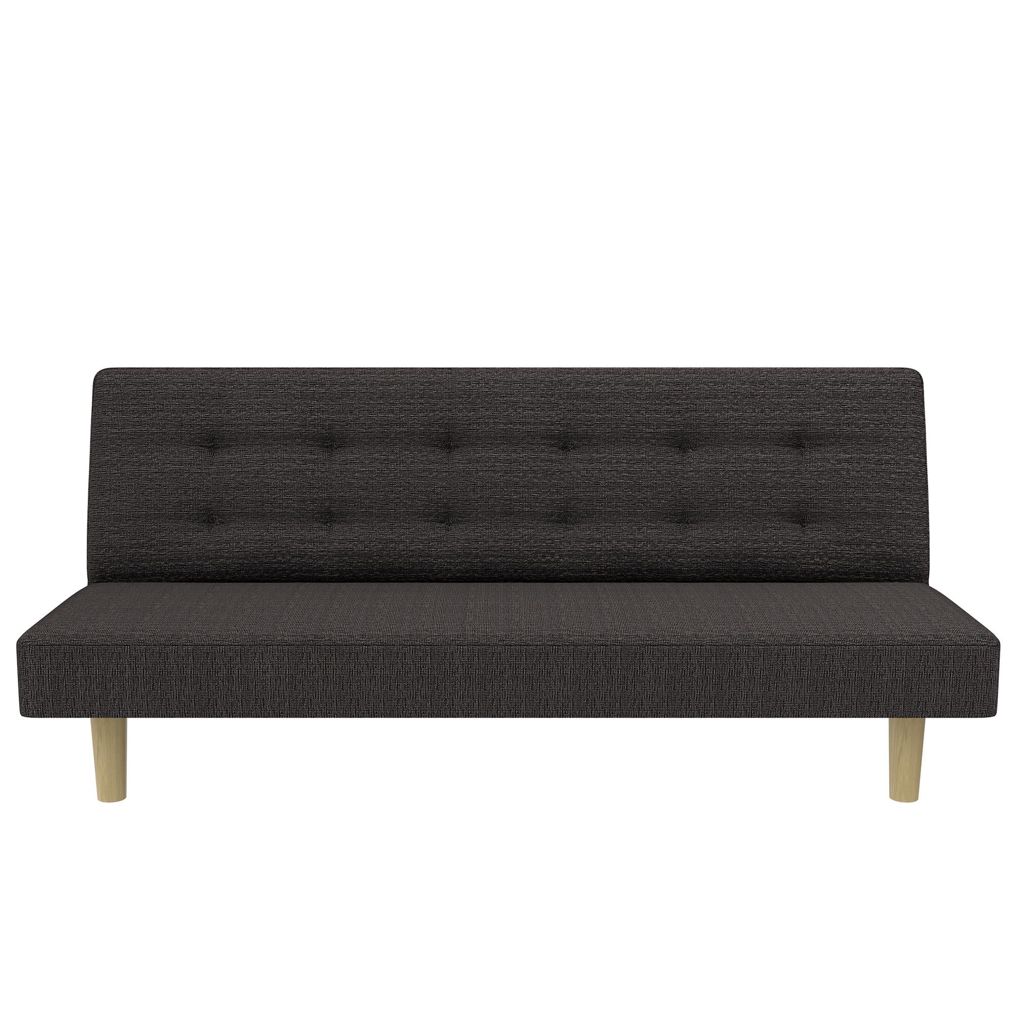 Queer Eye Tamlin Futon, Couch and Sleeper, Gray Linen