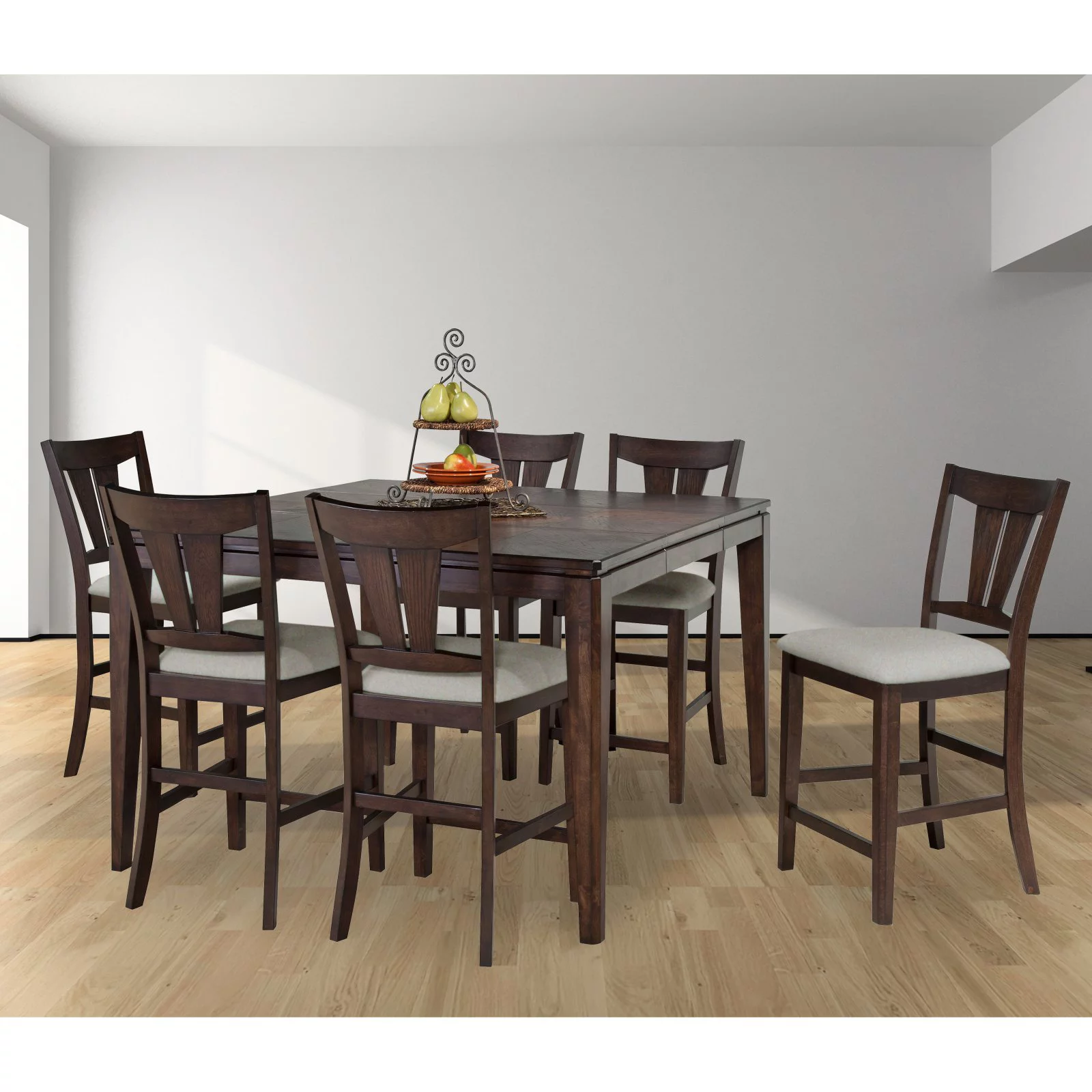 Cameron Counter Table-Finish:Brown Oak