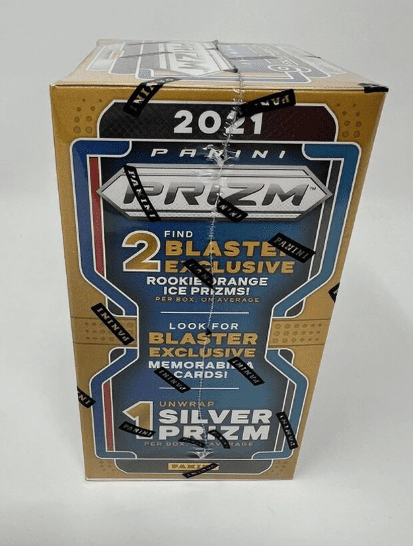 2021 Panini Prizm NFL Football FANATICS EXCLUSIVE Blaster! (Orange Ice Prizms!)