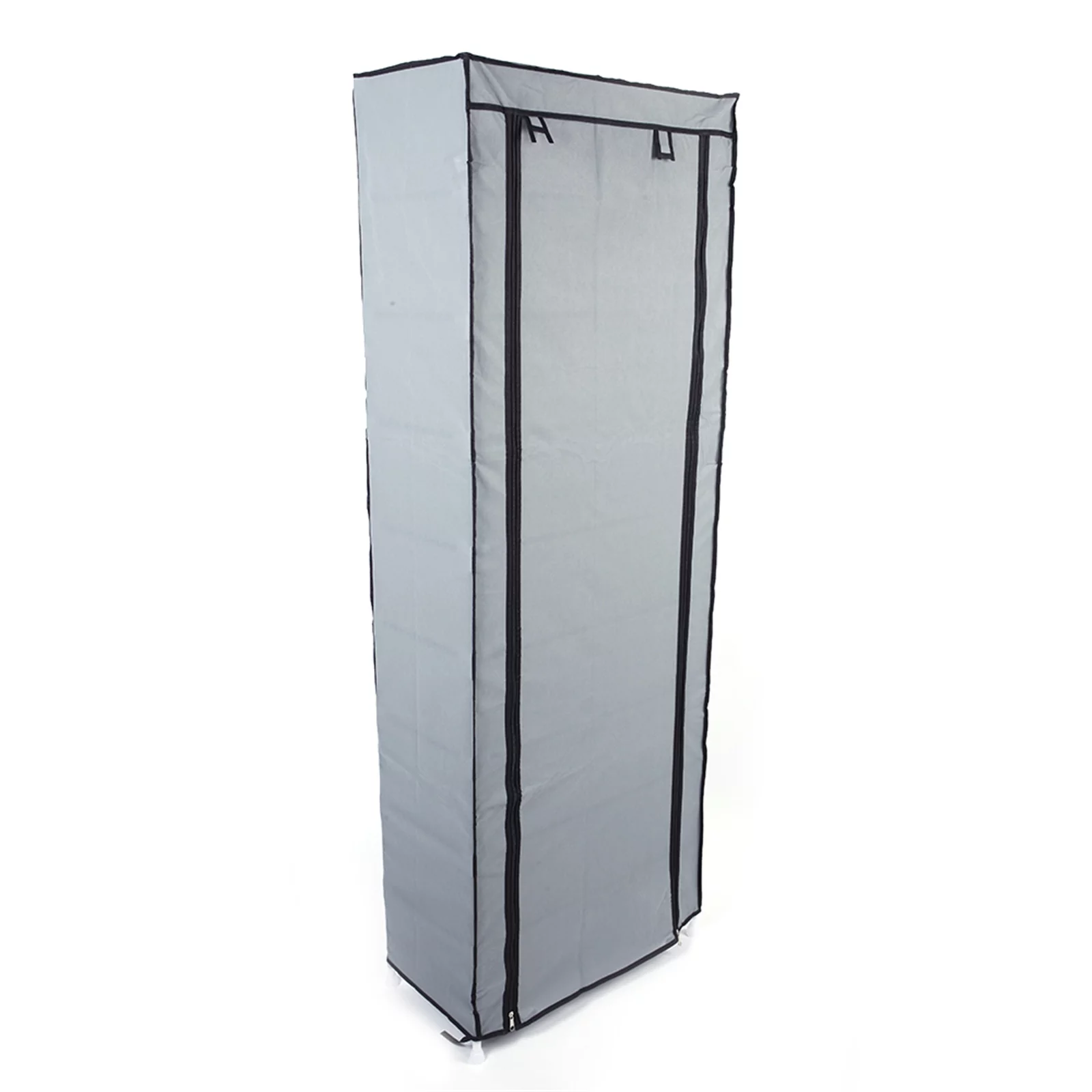 Fashionable Room-saving 9 Lattices Non-woven Fabric Shoe Rack, Gray