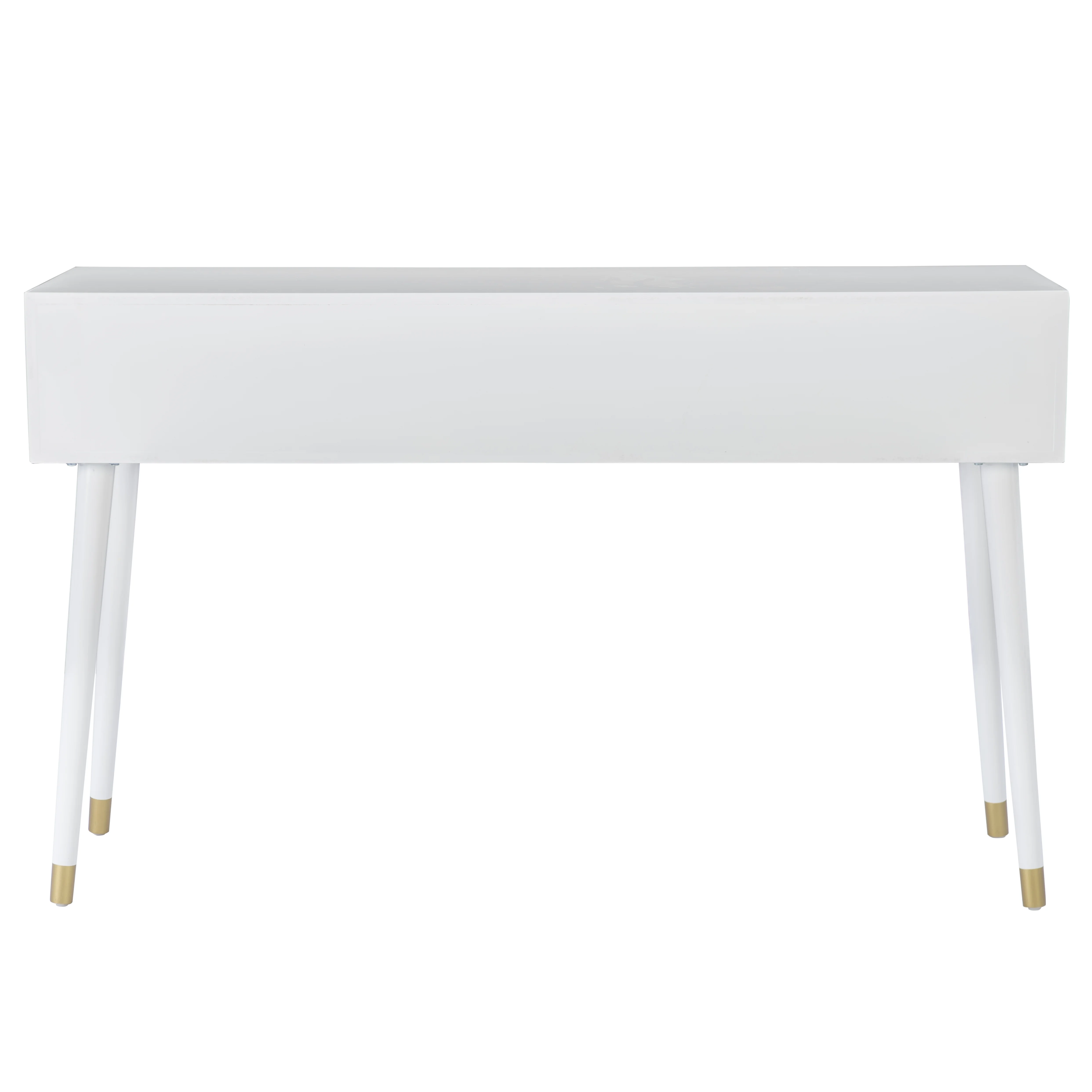 Linon Gemma 2-Drawer Console Table, White