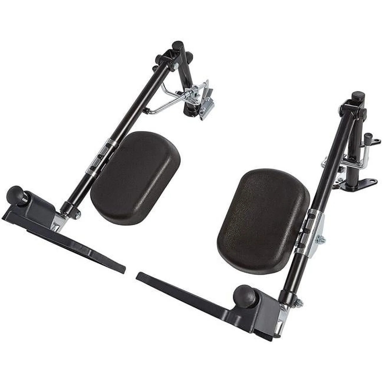 12 in. & 14 in. Elevating Legrests for Wheelchairs, Black