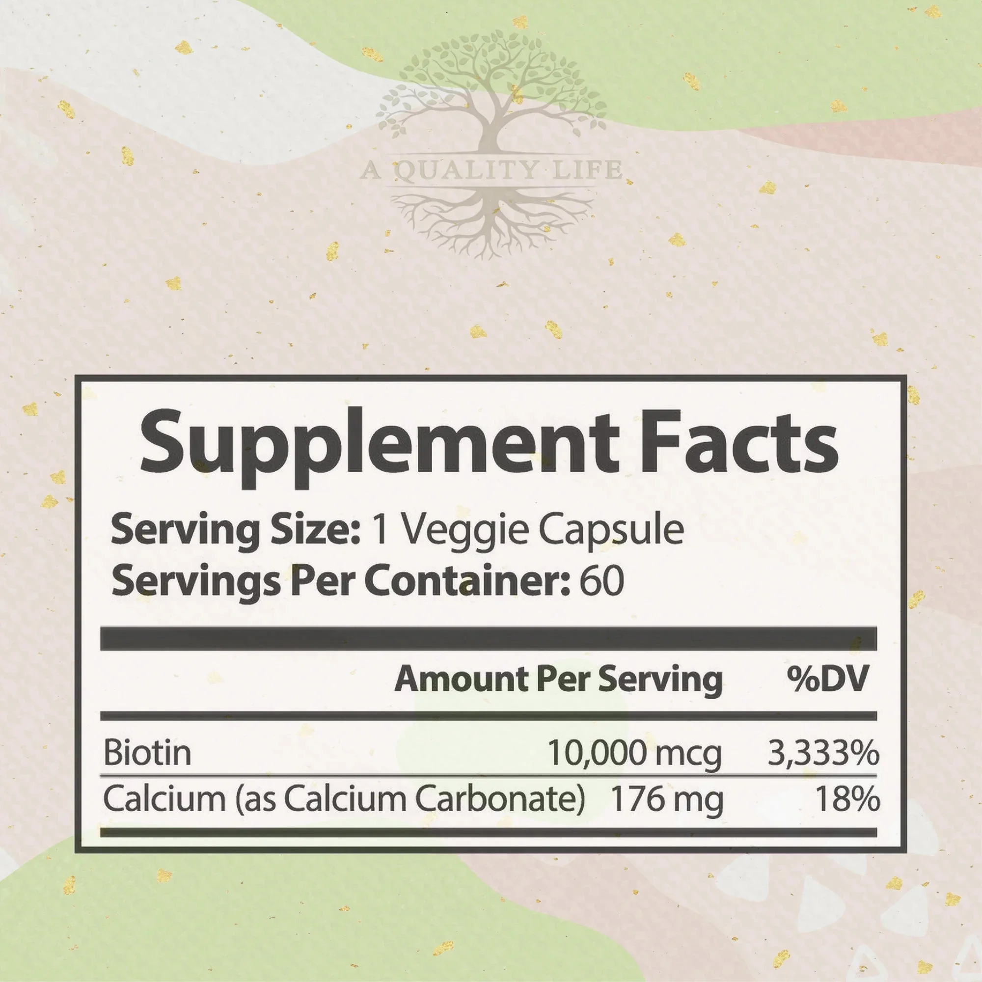 Biotin Pure by A Quality Life Nutrition